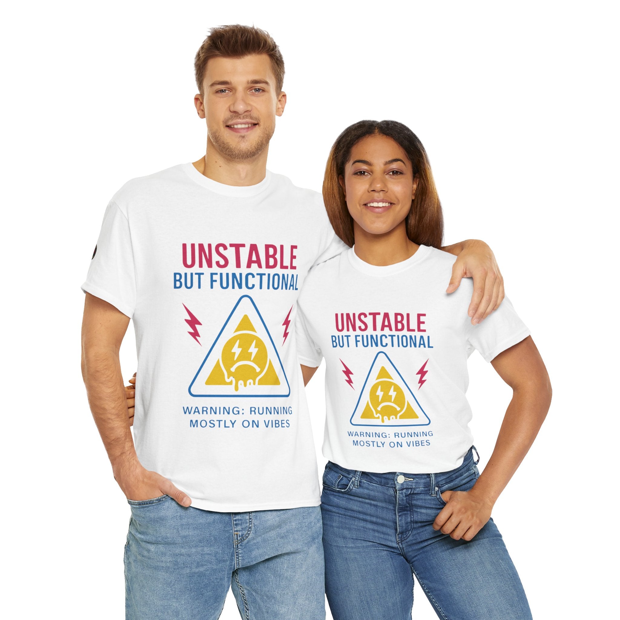 Unisex Heavy Cotton Tee/ Unstable but Functional