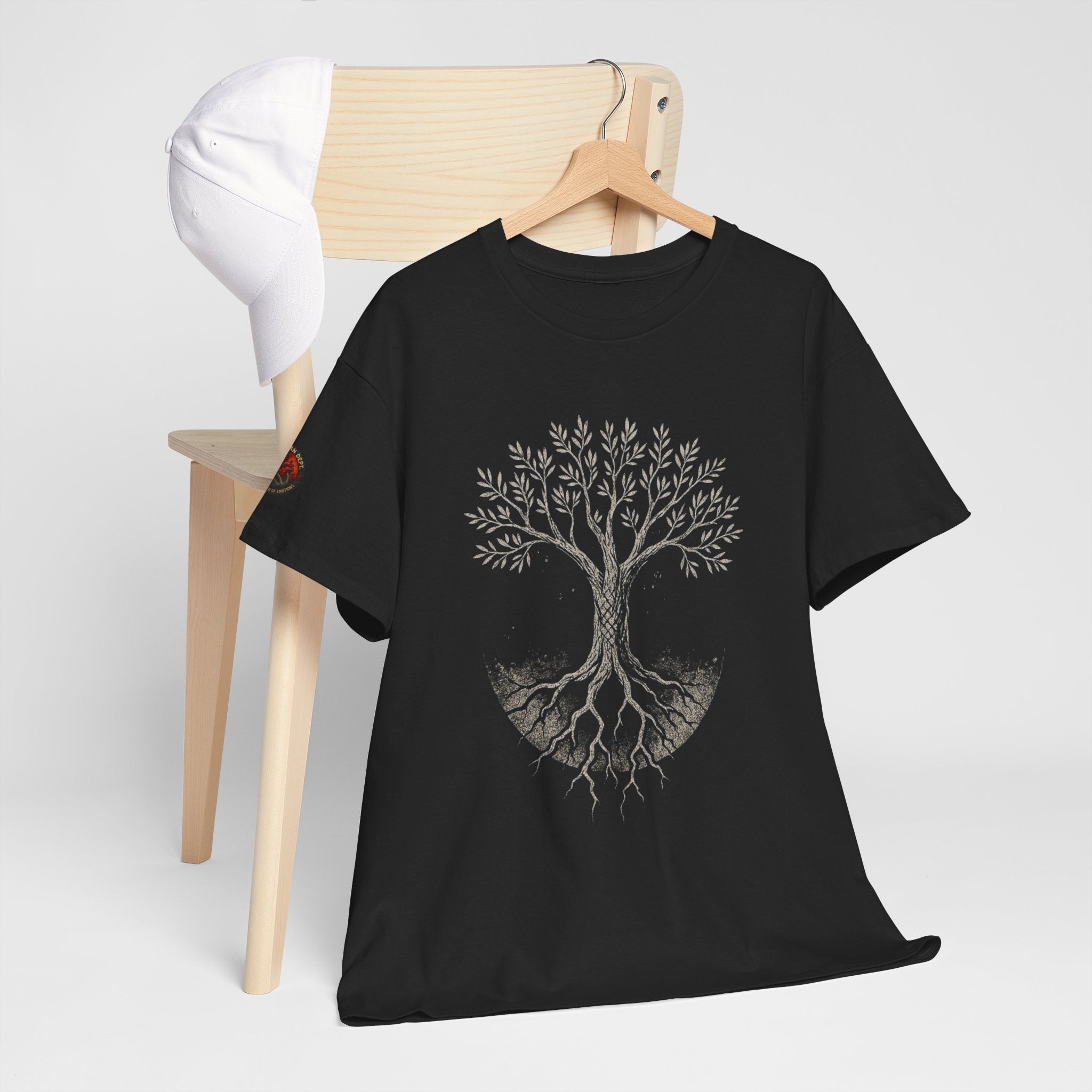Nature Roots olive tree Unisex Heavy Cotton Tee - Comfortable And Stylish Graphic Shirt