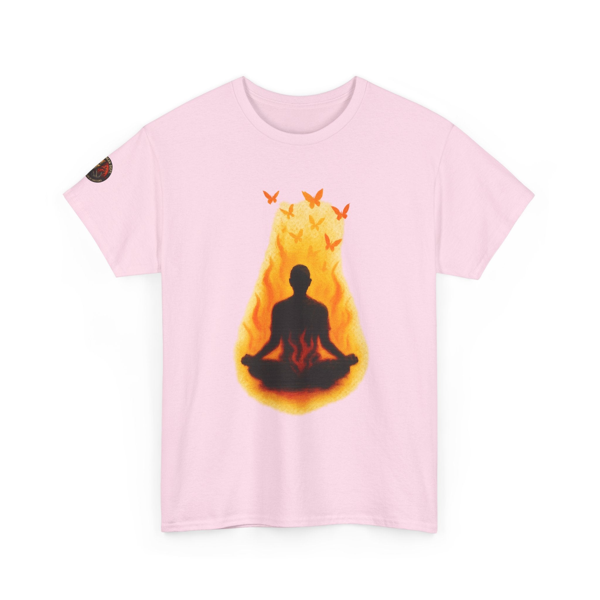 Unisex Heavy Cotton Tee/ Burning Peace