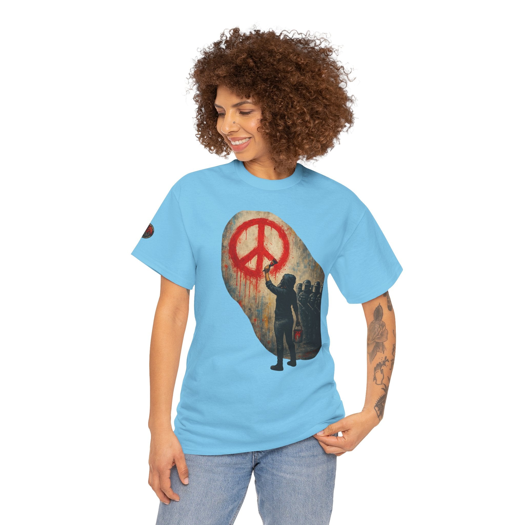 Unisex Heavy Cotton Tee/ Painting a Protest