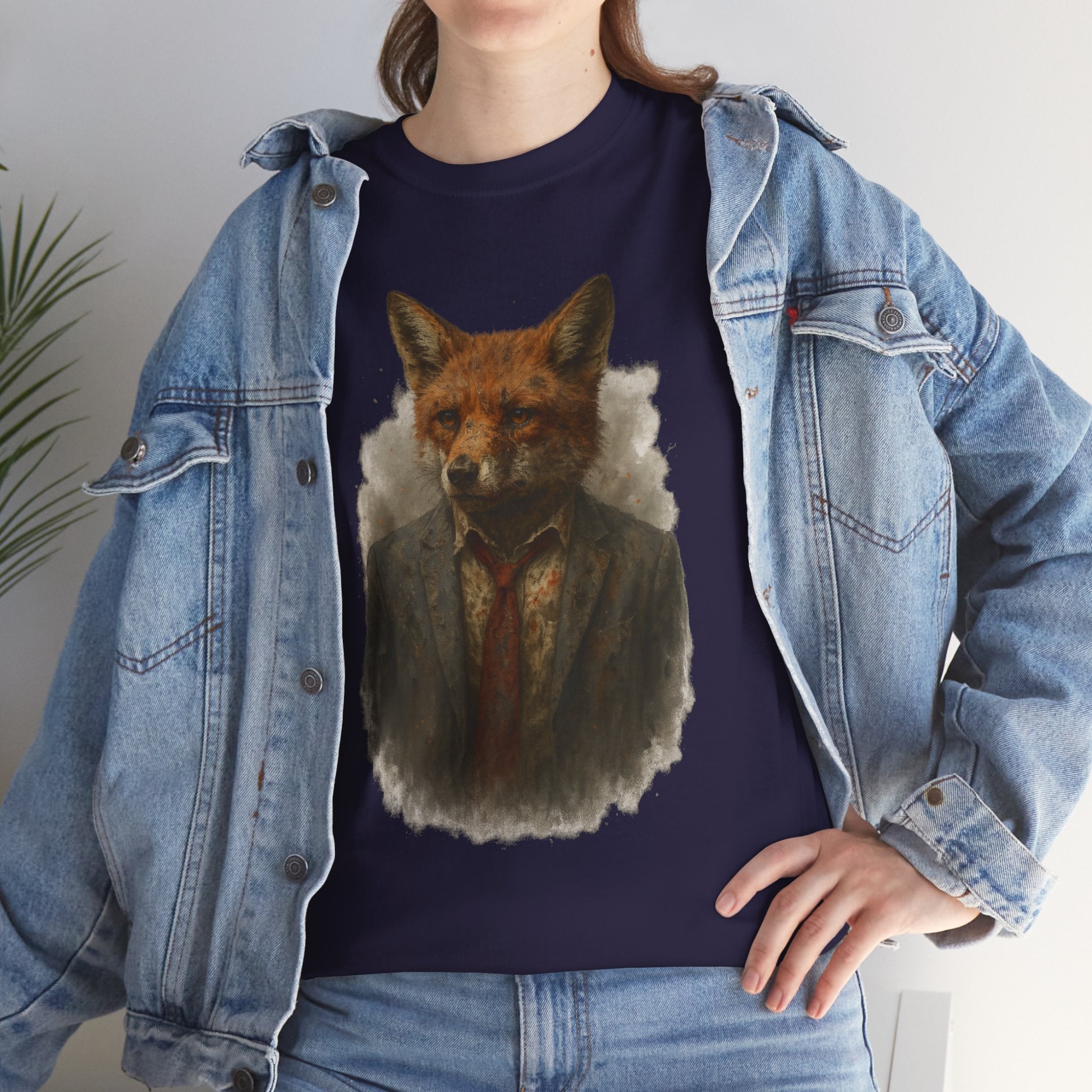 Ravaged Fox Unisex Heavy Cotton Tee