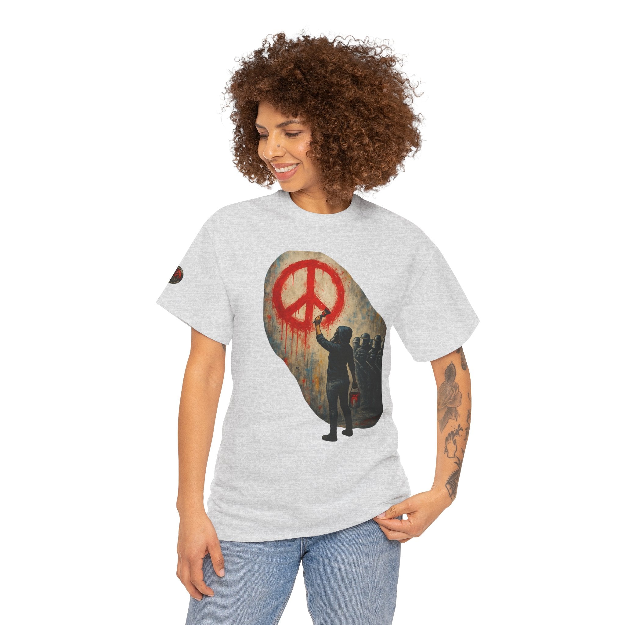 Unisex Heavy Cotton Tee/ Painting a Protest
