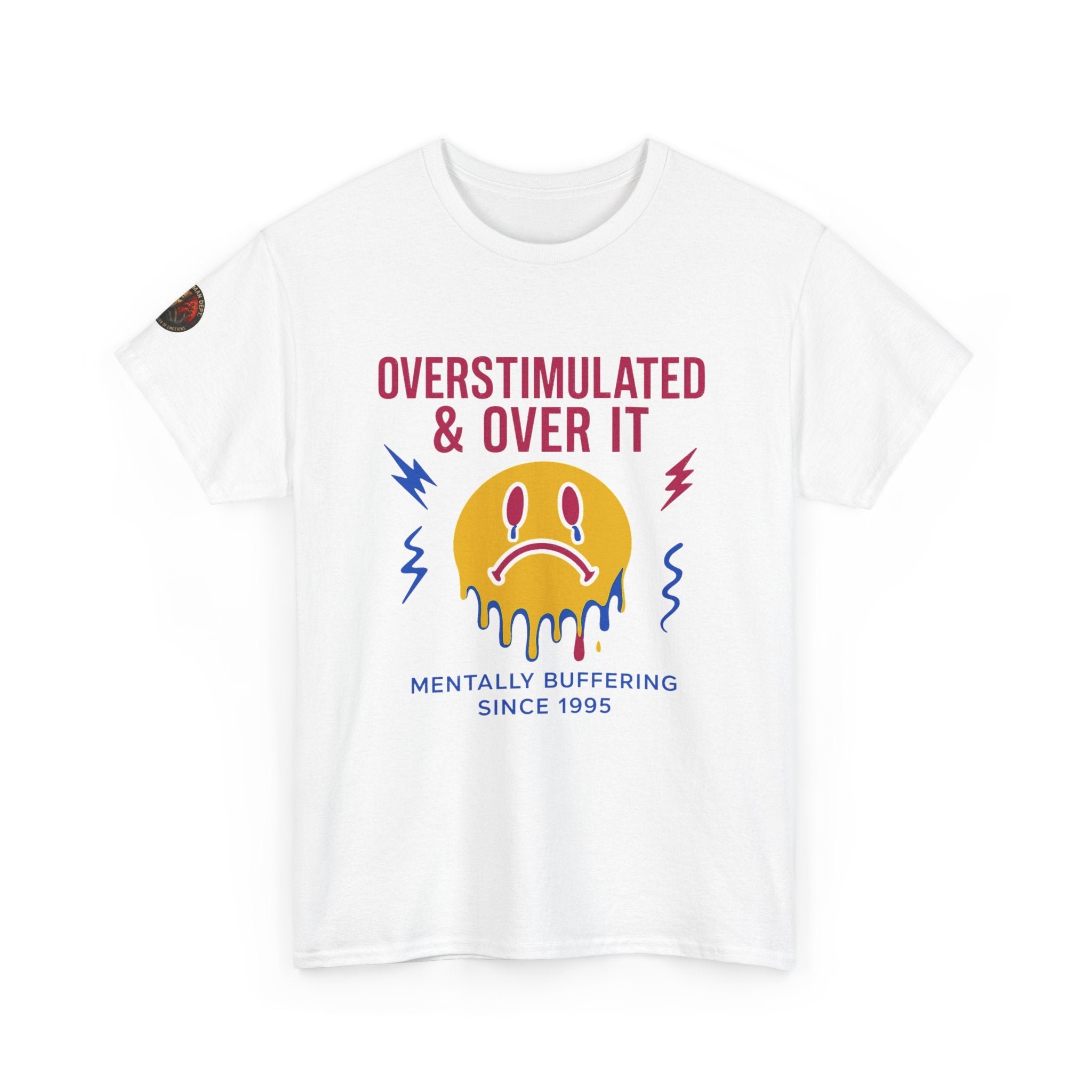 Unisex Heavy Cotton Tee/ Over Stimulated