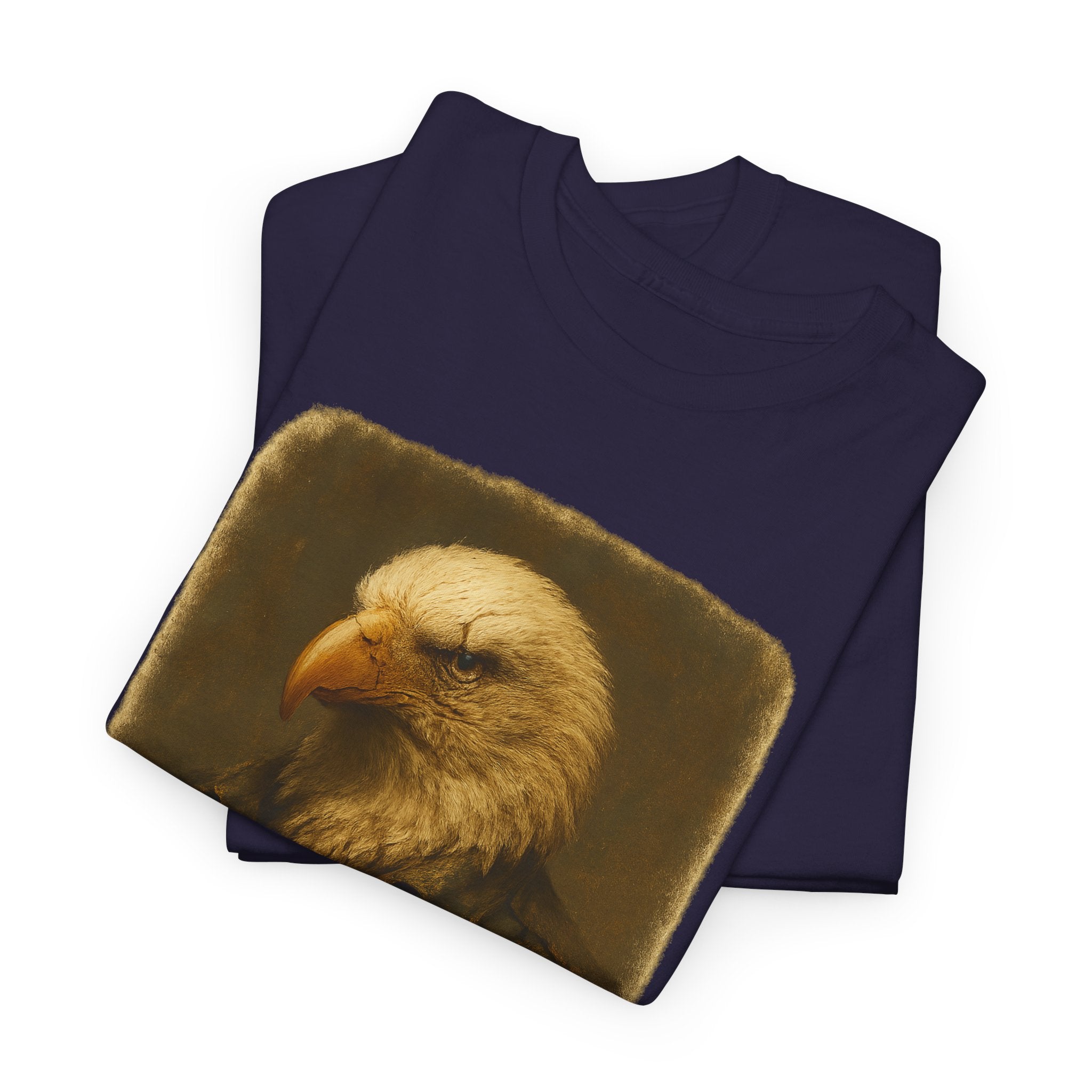 Eagle Graphic Tee, Unisex Heavy Cotton T-Shirt, Nature Lover Gift, Casual Wear, Patriotic Apparel, Unique Eagle Design