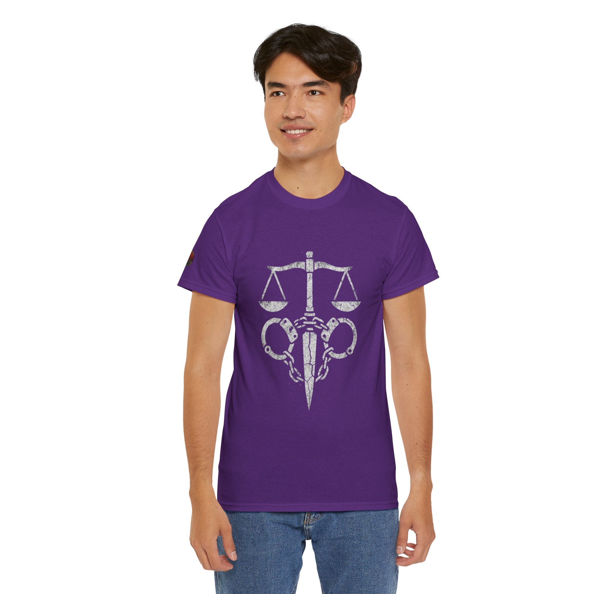 Justice Scales Graphic Tee for Advocates & Activists