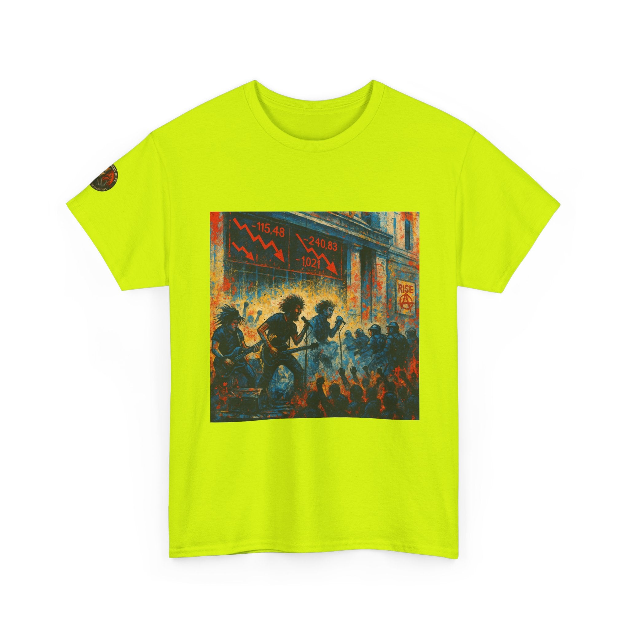 Unisex Heavy Cotton Tee/ Rock for the Downfall