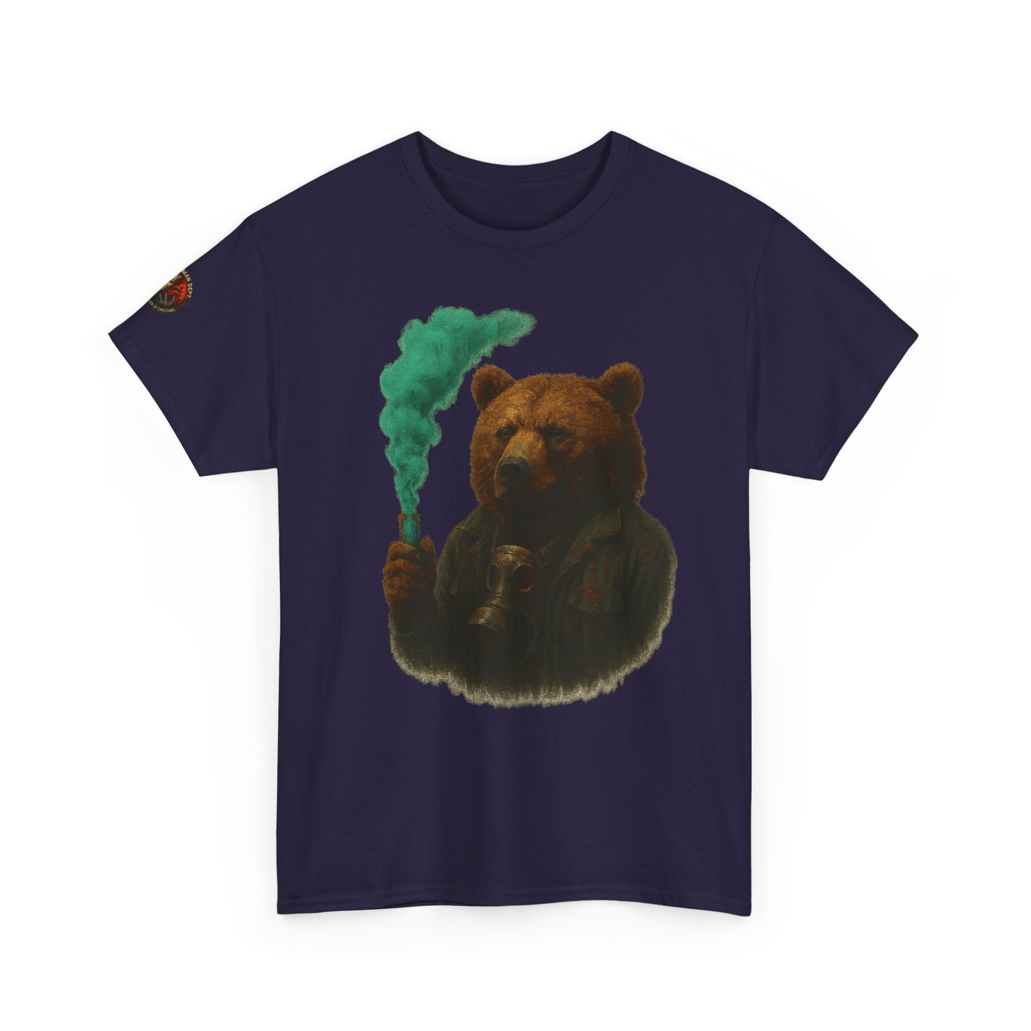 Cozy Bear Graphic Tee, Unisex Cotton T-Shirt, Cute Animal Lover Gift, Casual Wear, Nature Inspired Fashion, Eco-Friendly Apparel
