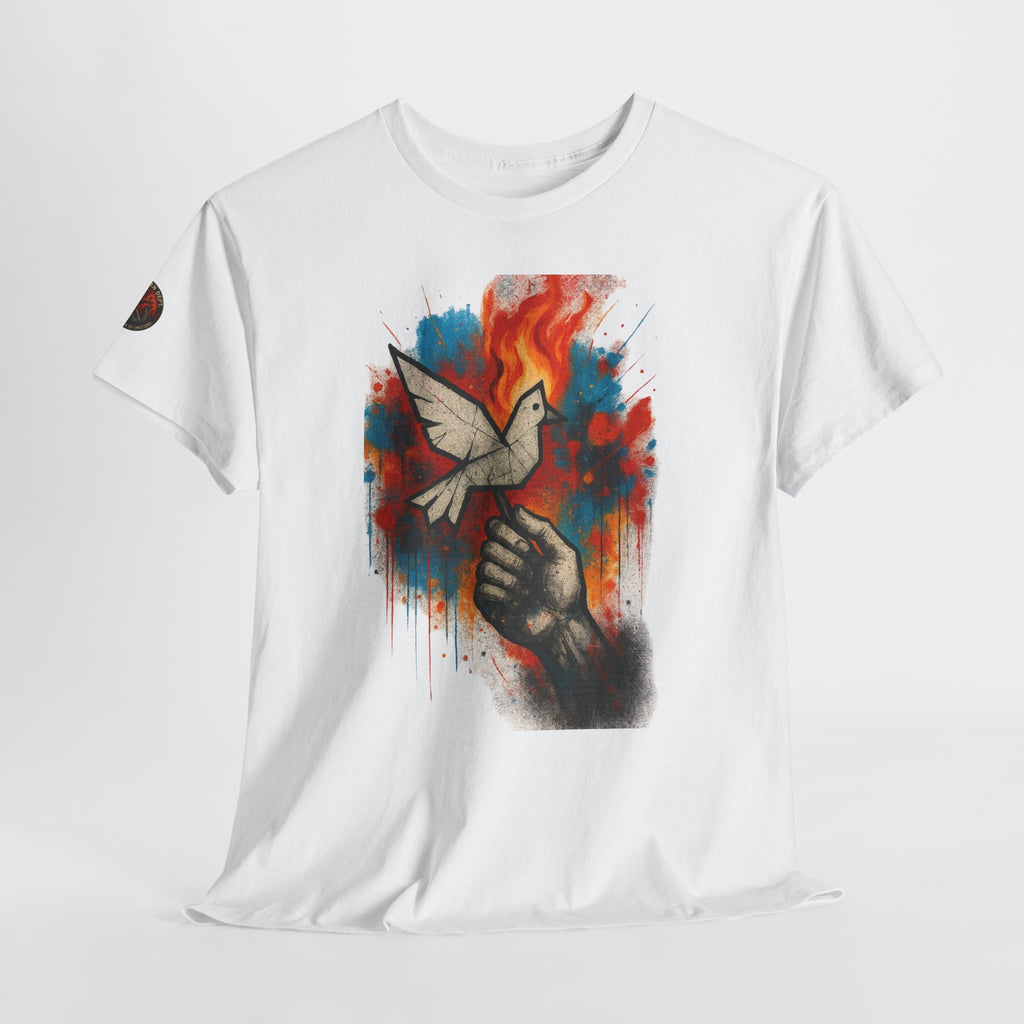 Unisex Heavy Cotton Tee- Raise Your Hand-Burn