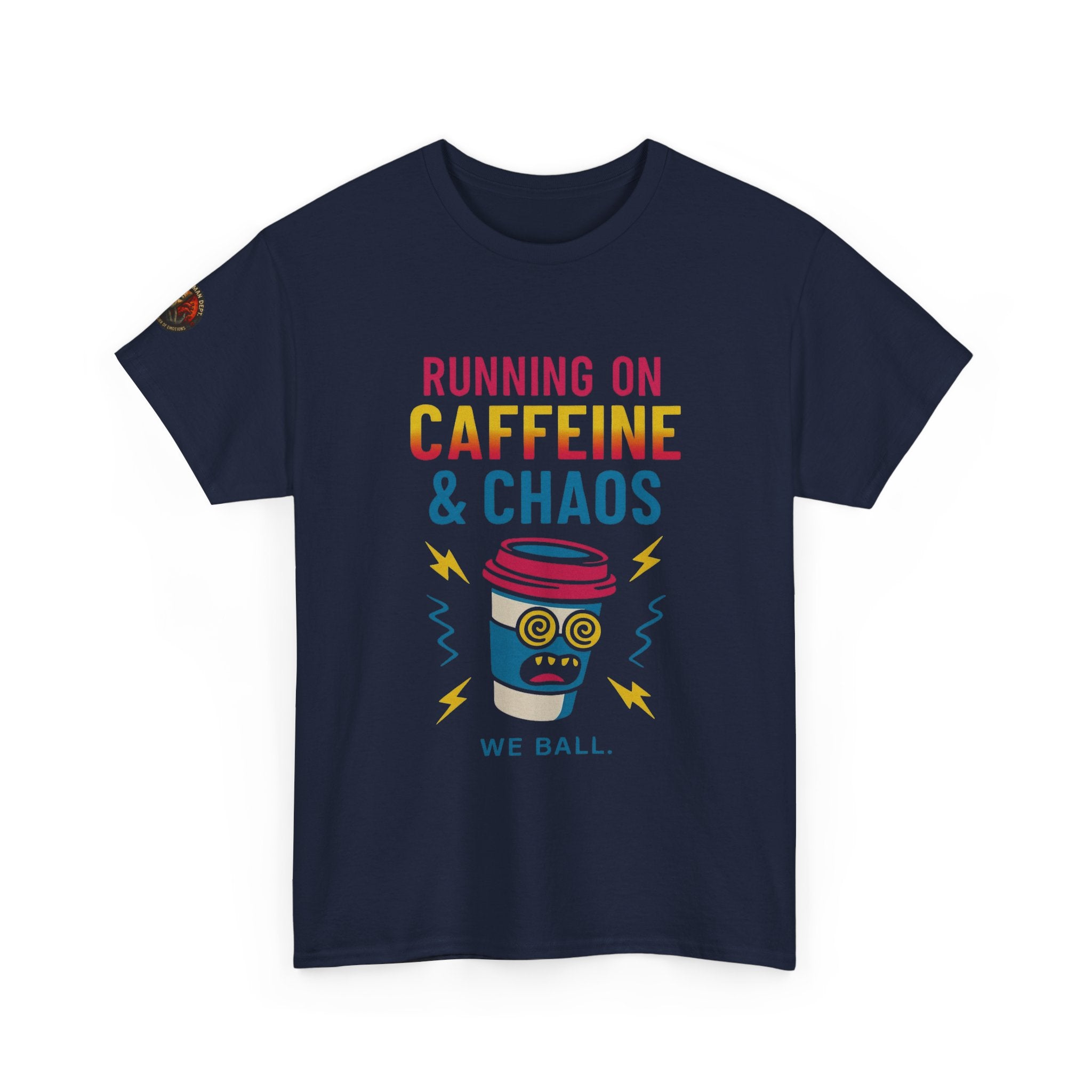 Unisex Heavy Cotton Tee/ Caffeine & Chaos