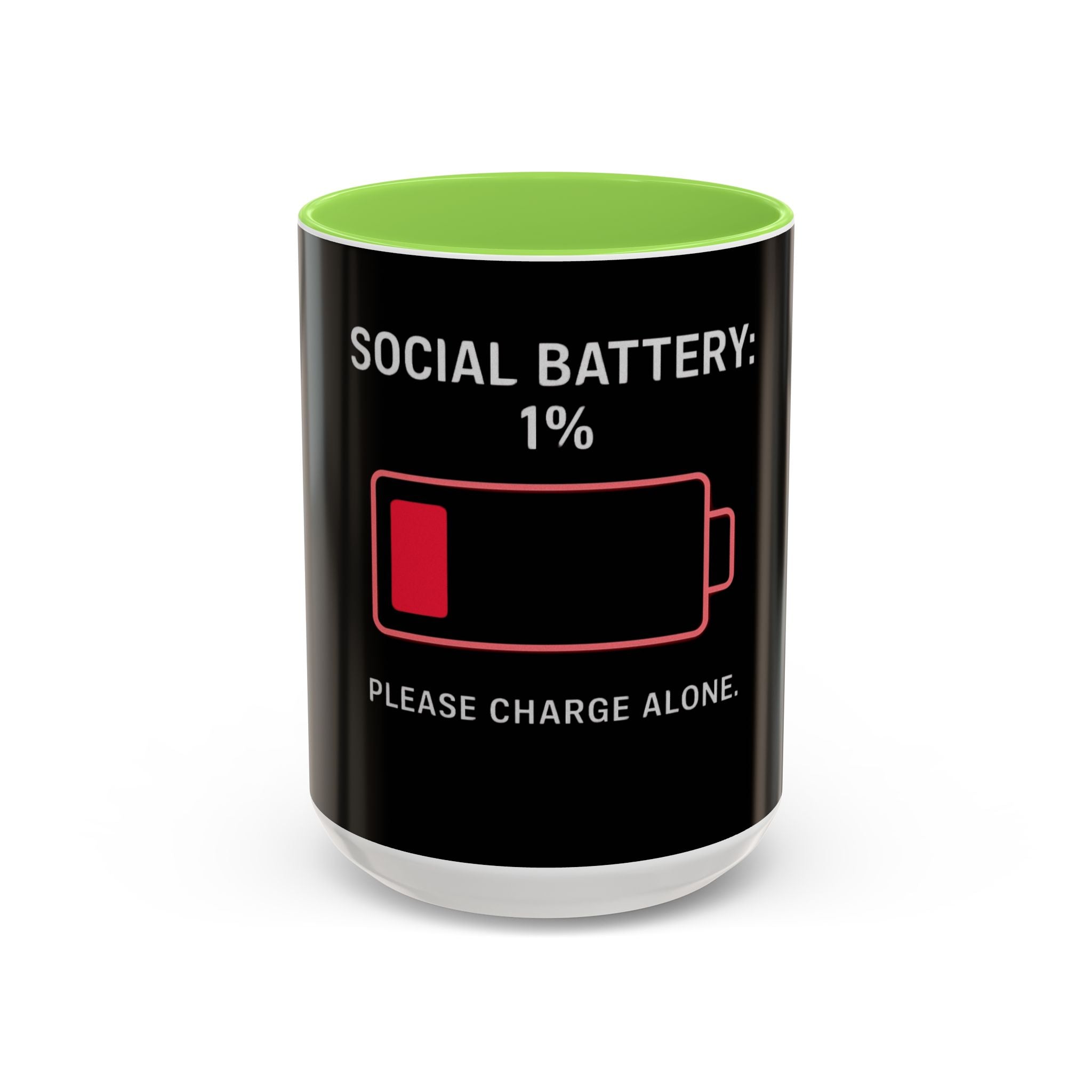 Social Battery Mug (11oz, 15oz)