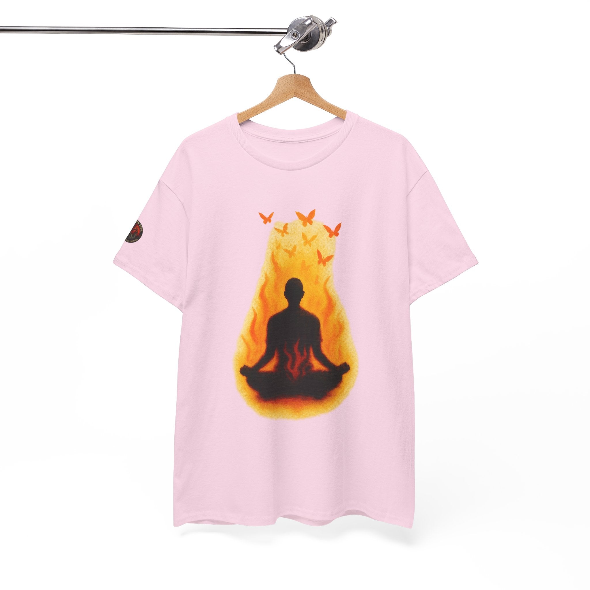 Unisex Heavy Cotton Tee/ Burning Peace