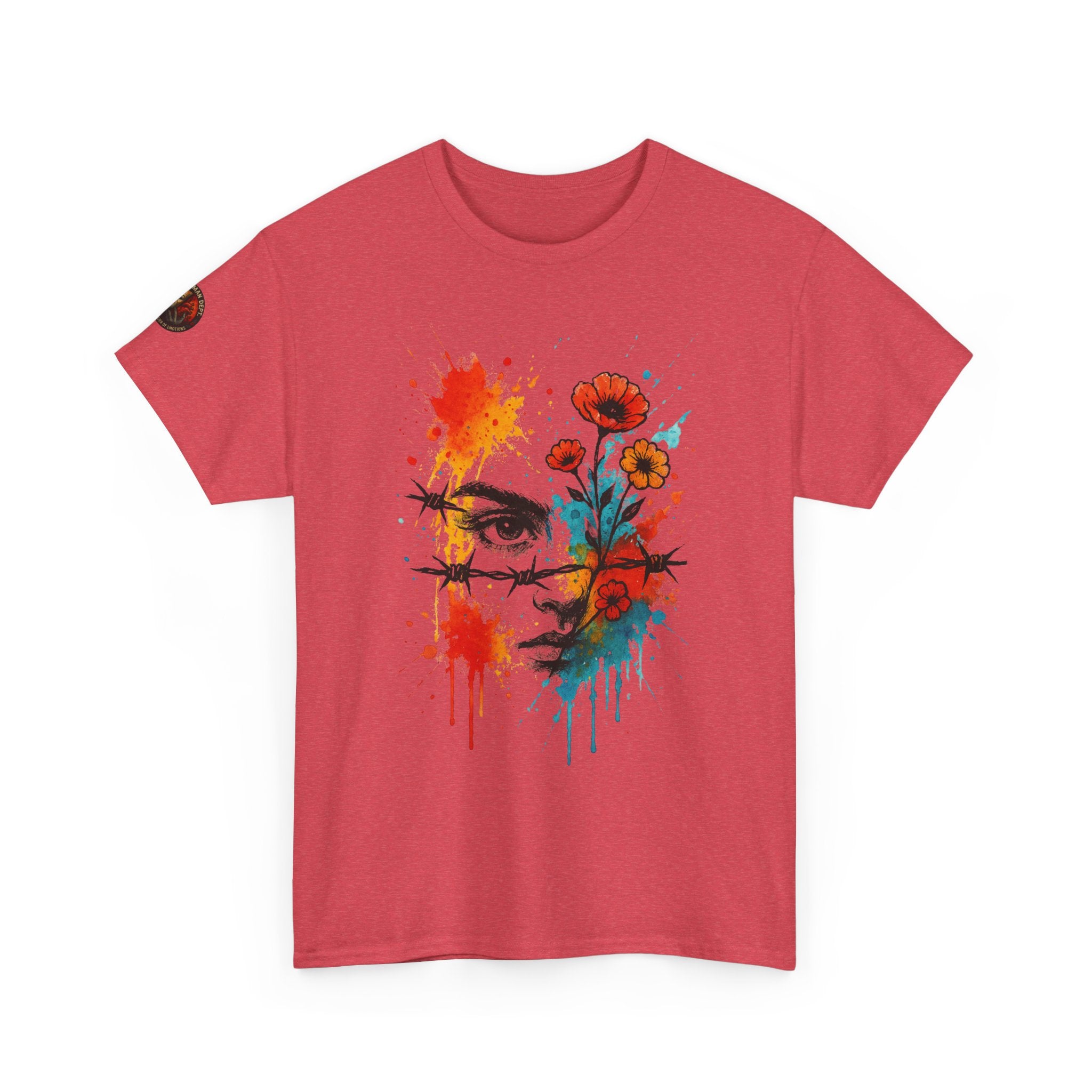 Colorful Caged Soul Unisex Heavy Cotton Tee