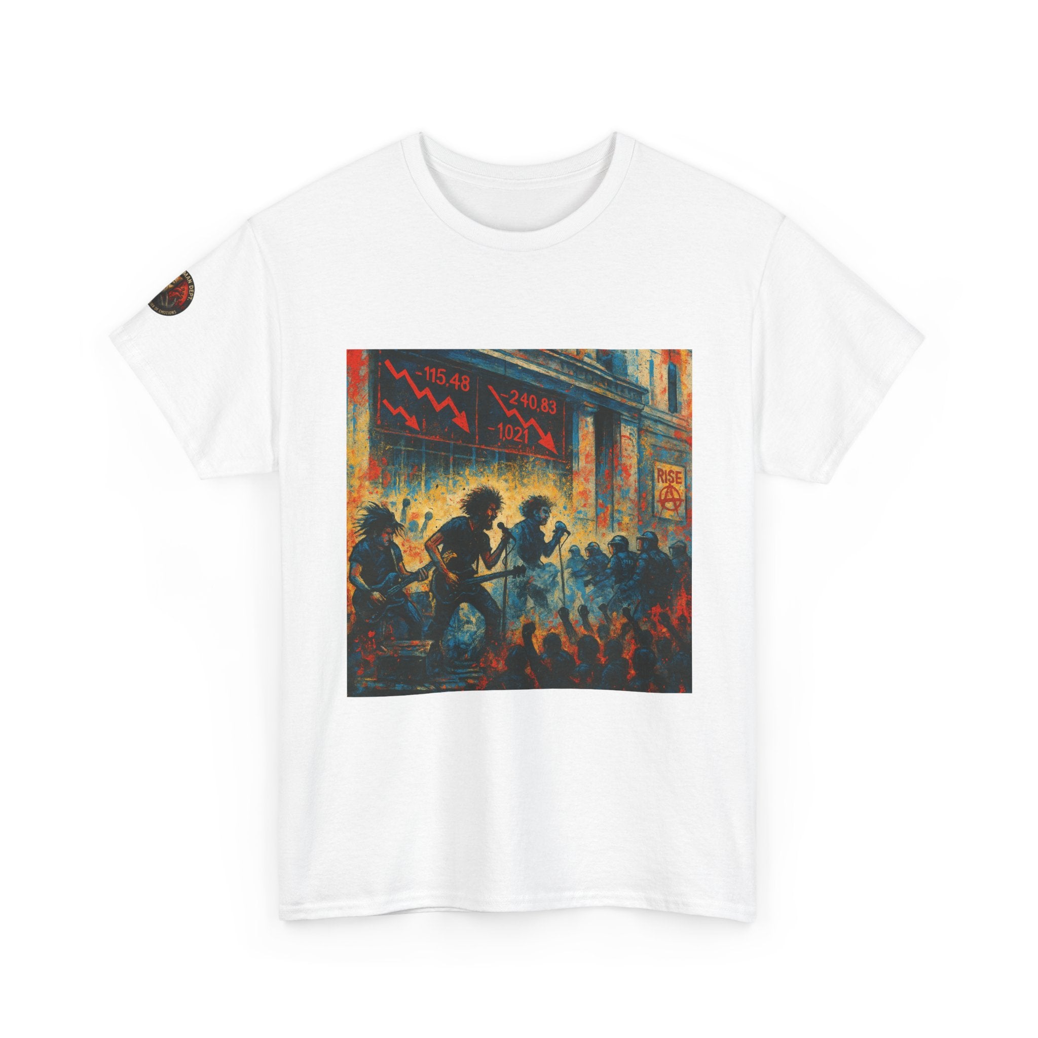 Unisex Heavy Cotton Tee/ Rock for the Downfall