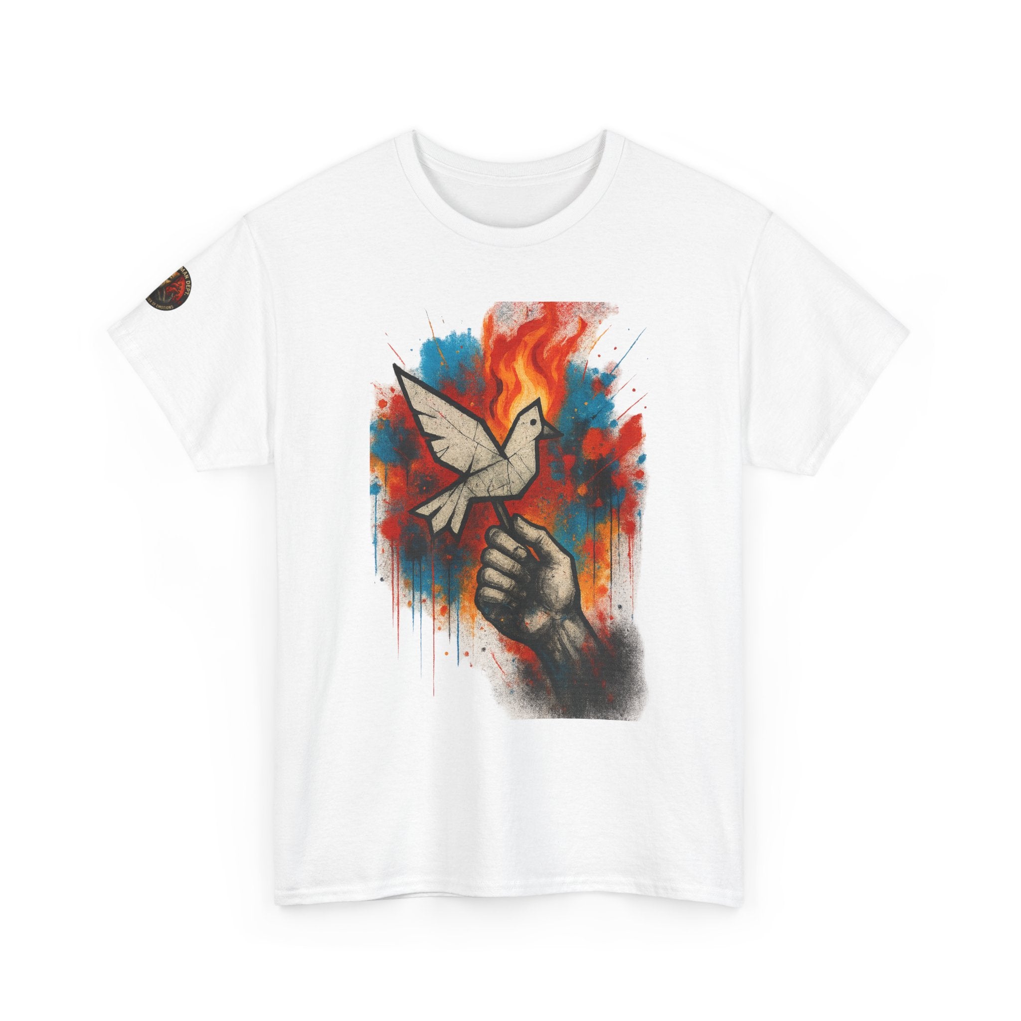 Unisex Heavy Cotton Tee- Raise Your Hand-Burn