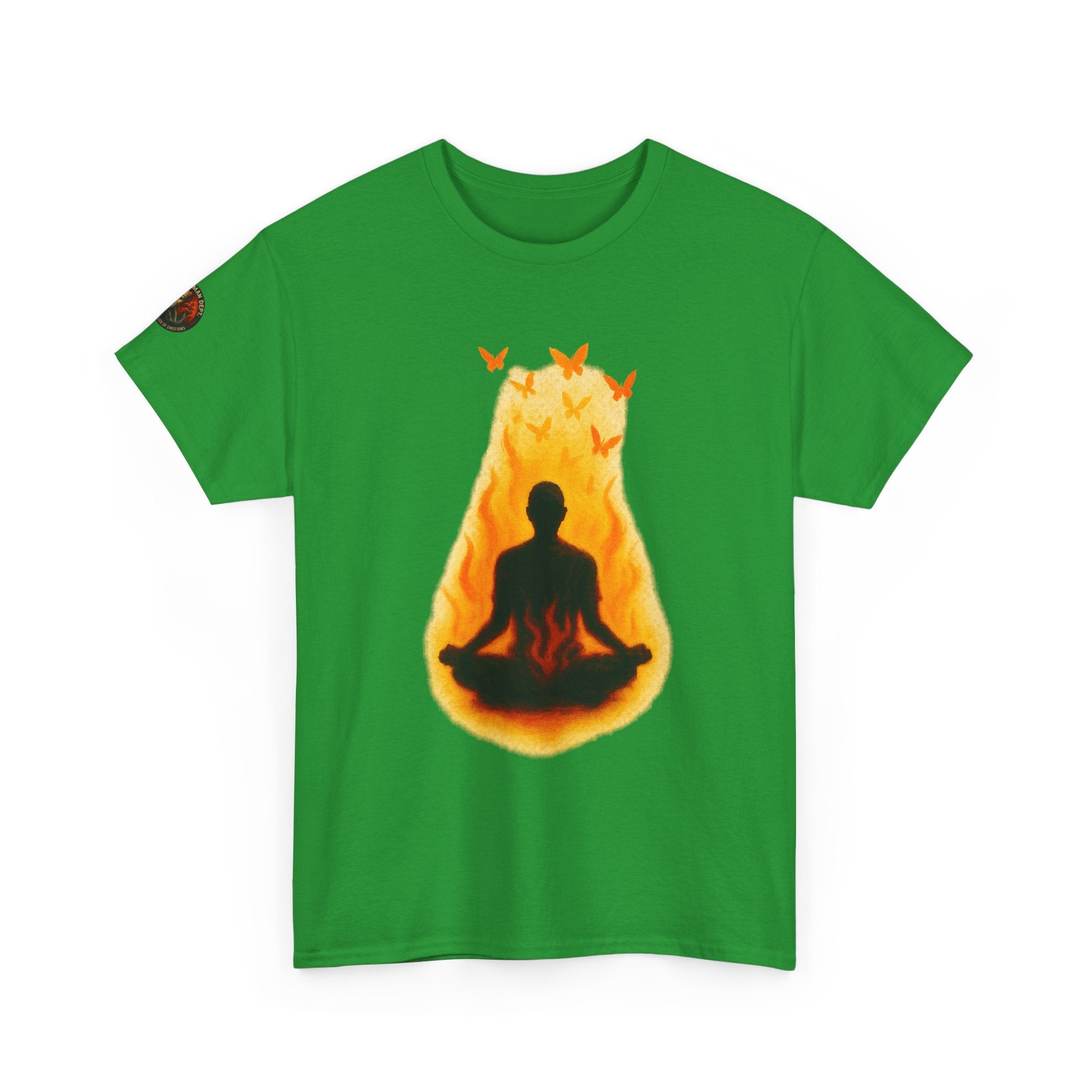Unisex Heavy Cotton Tee/ Burning Peace