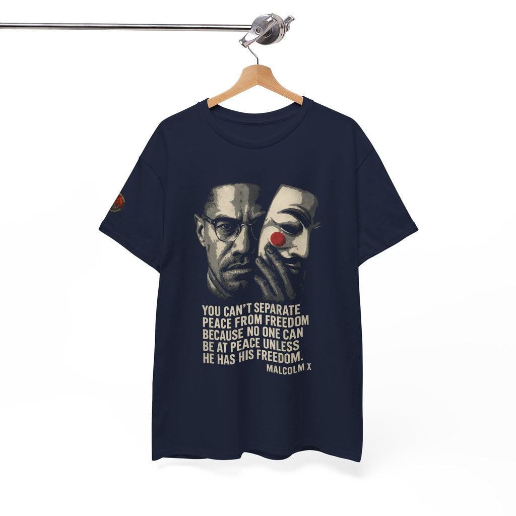 Graphic Tee with Malcom X Quote - Unisex