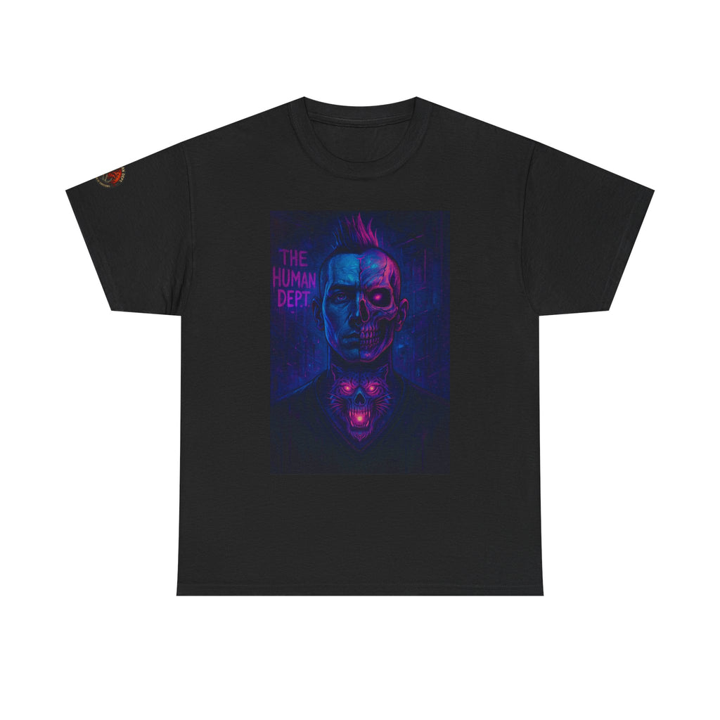 Dark Artistic Creator Unisex Tee with 'The Human Dept' Design, Graphic T-Shirt for Art Lovers, Unique Gift, Casual Wear, Music Festival Apparel