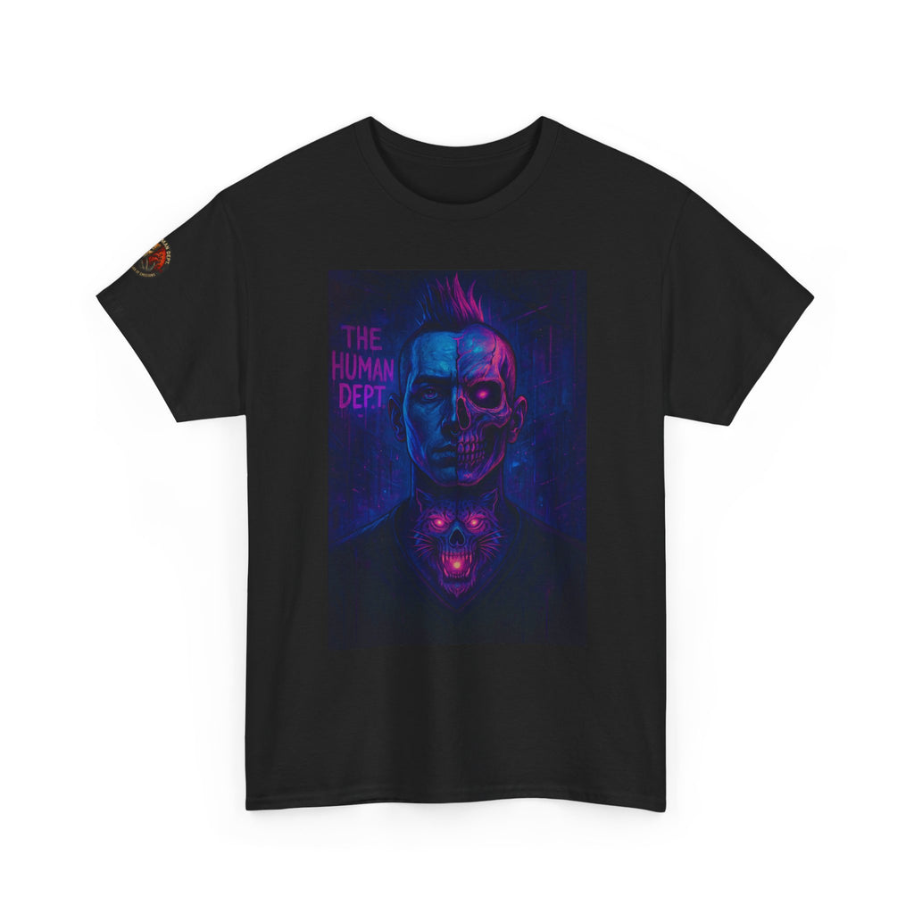 Dark Artistic Creator Unisex Tee with 'The Human Dept' Design, Graphic T-Shirt for Art Lovers, Unique Gift, Casual Wear, Music Festival Apparel