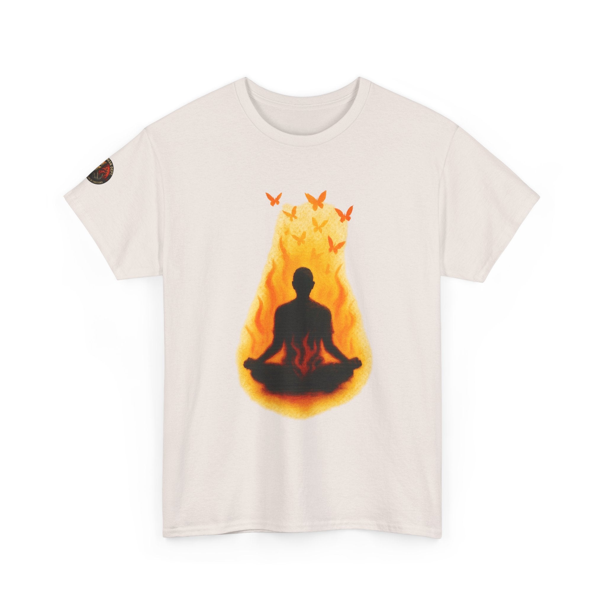 Unisex Heavy Cotton Tee/ Burning Peace