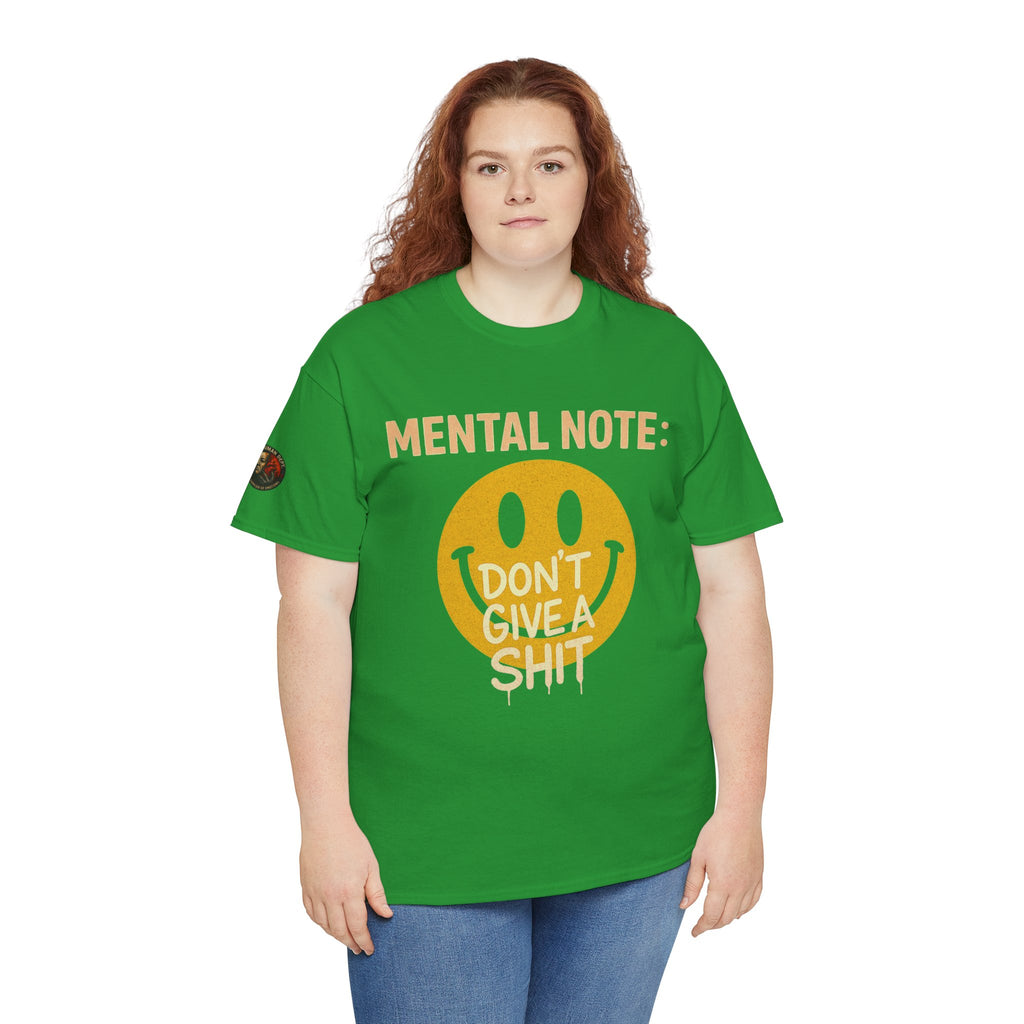 Unisex Heavy Cotton Tee/ Mental Note