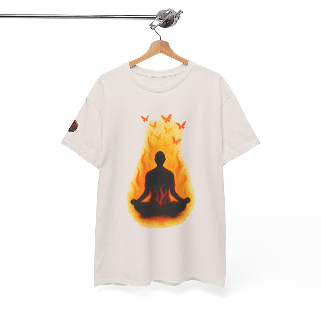 Unisex Heavy Cotton Tee/ Burning Peace