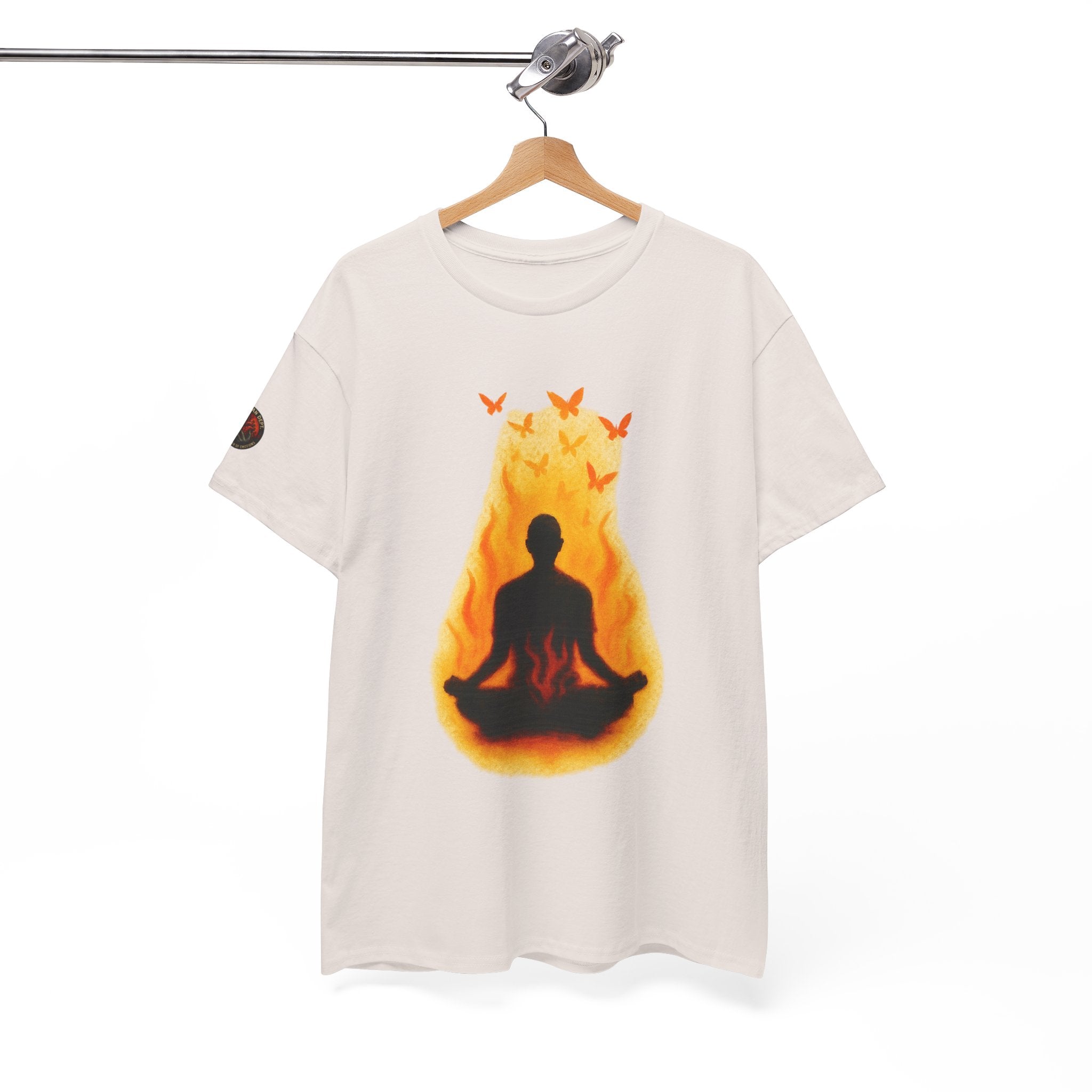 Unisex Heavy Cotton Tee/ Burning Peace