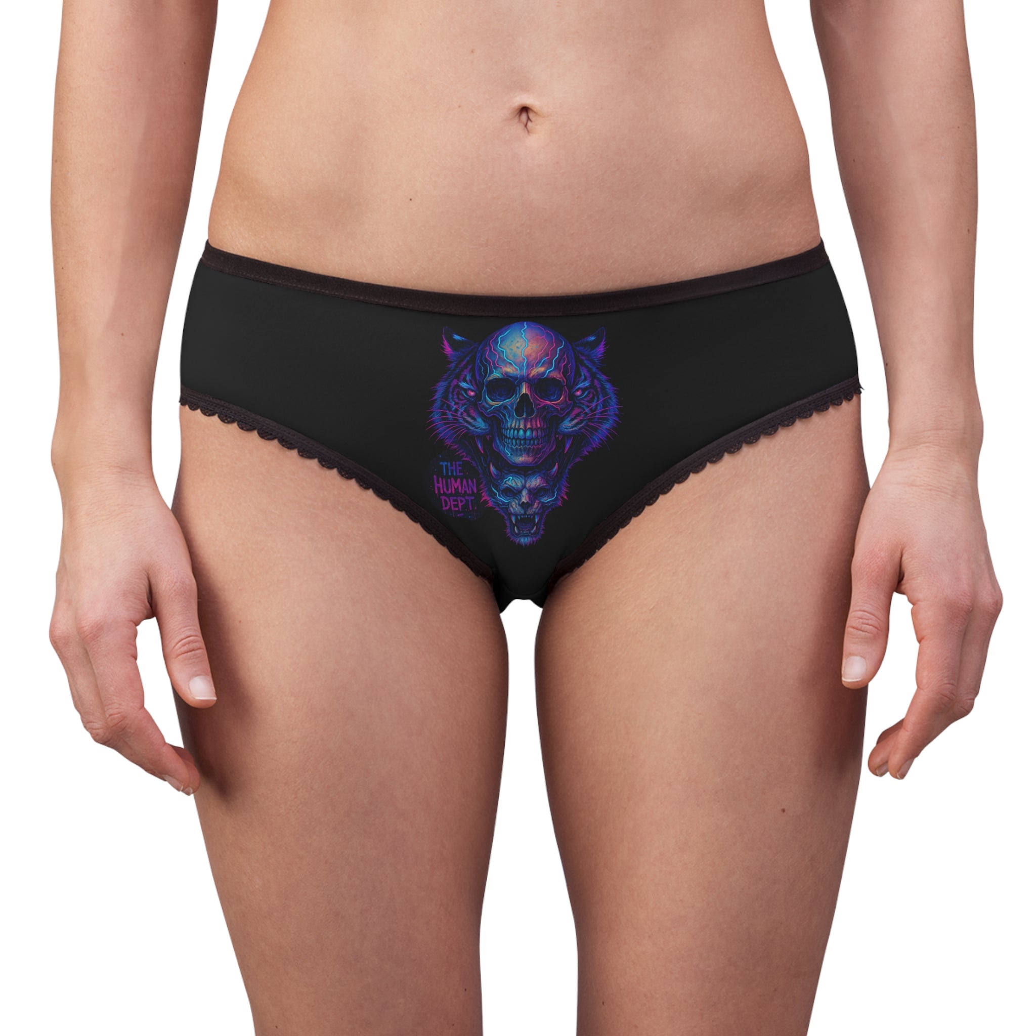 Vibrant Women's Briefs, Edgy Intimate Wear, Comfortable Panties, Unique Gift for Her, Halloween Lingerie, Festival Underwear