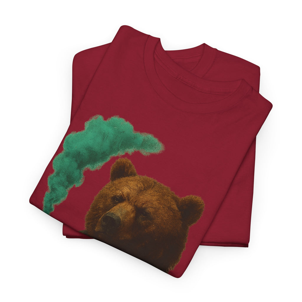Cozy Bear Graphic Tee, Unisex Cotton T-Shirt, Cute Animal Lover Gift, Casual Wear, Nature Inspired Fashion, Eco-Friendly Apparel