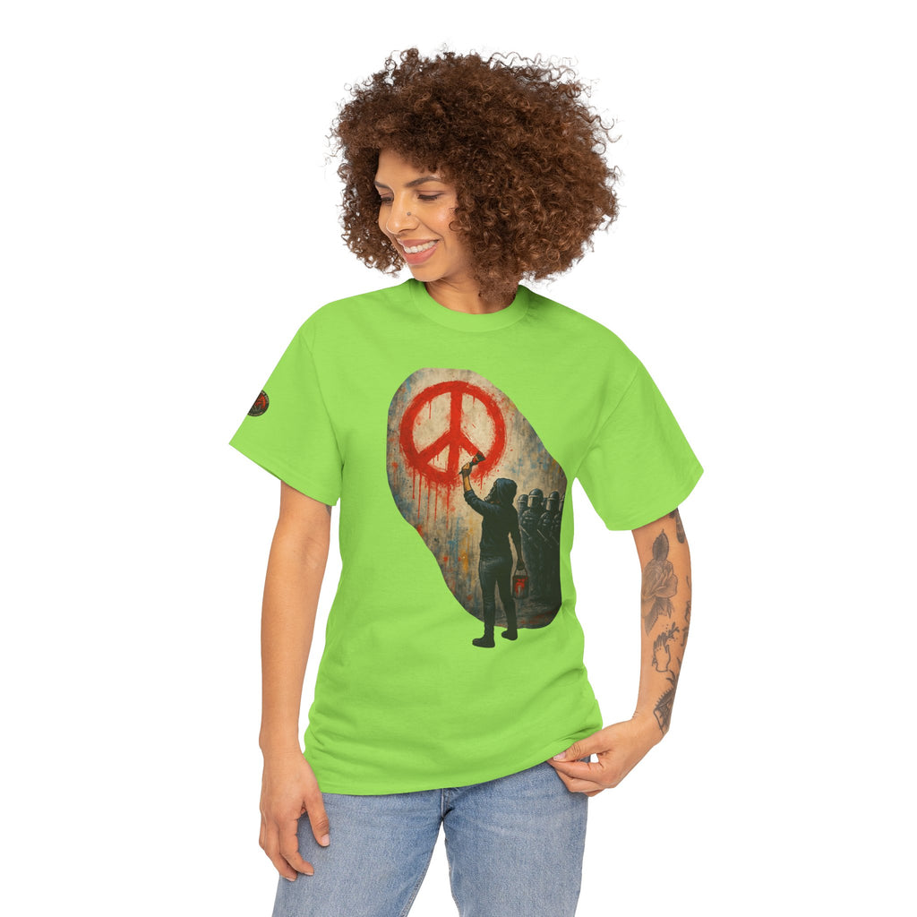Unisex Heavy Cotton Tee/ Painting a Protest