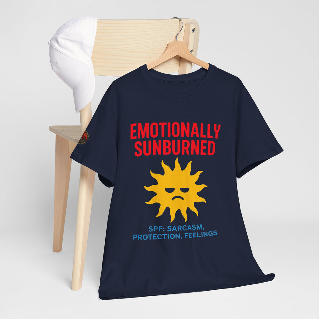 Unisex Heavy Cotton Tee/ Emotionally Sunburned