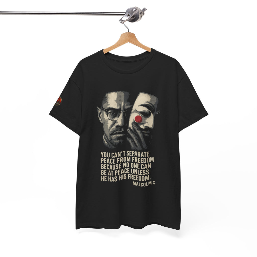 Graphic Tee with Malcom X Quote - Unisex