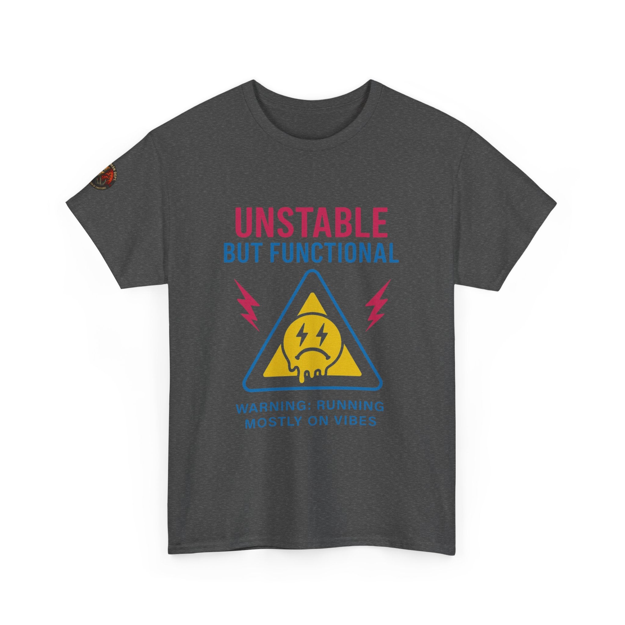 Unisex Heavy Cotton Tee/ Unstable but Functional