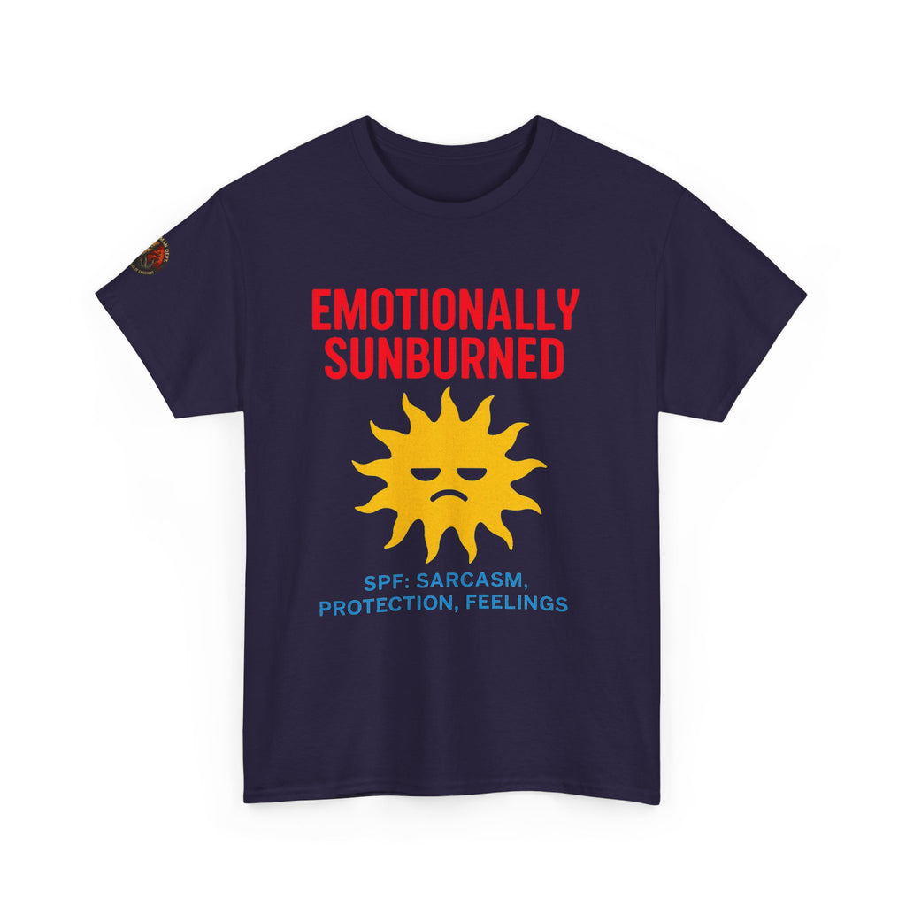 Unisex Heavy Cotton Tee/ Emotionally Sunburned