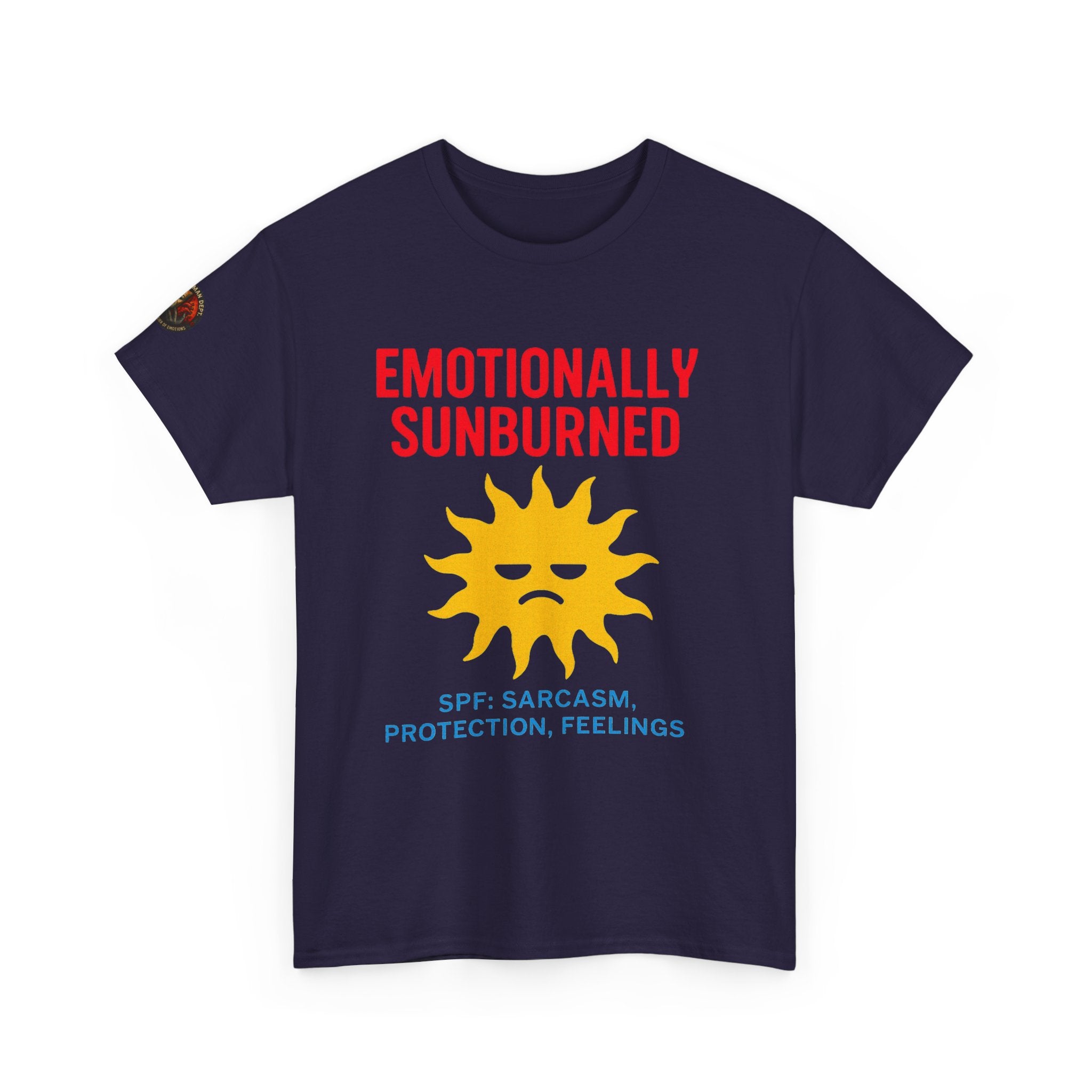 Unisex Heavy Cotton Tee/ Emotionally Sunburned