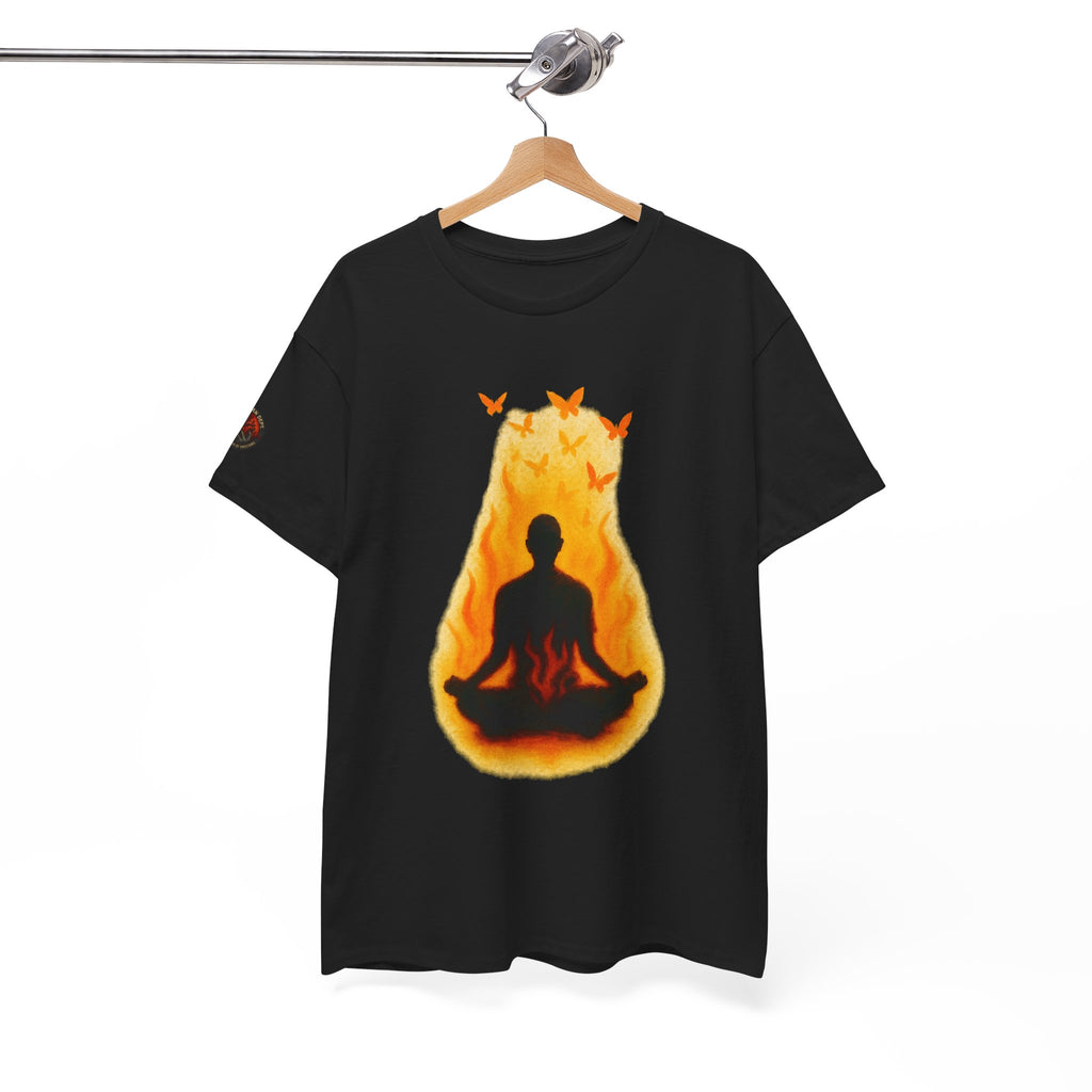 Unisex Heavy Cotton Tee/ Burning Peace