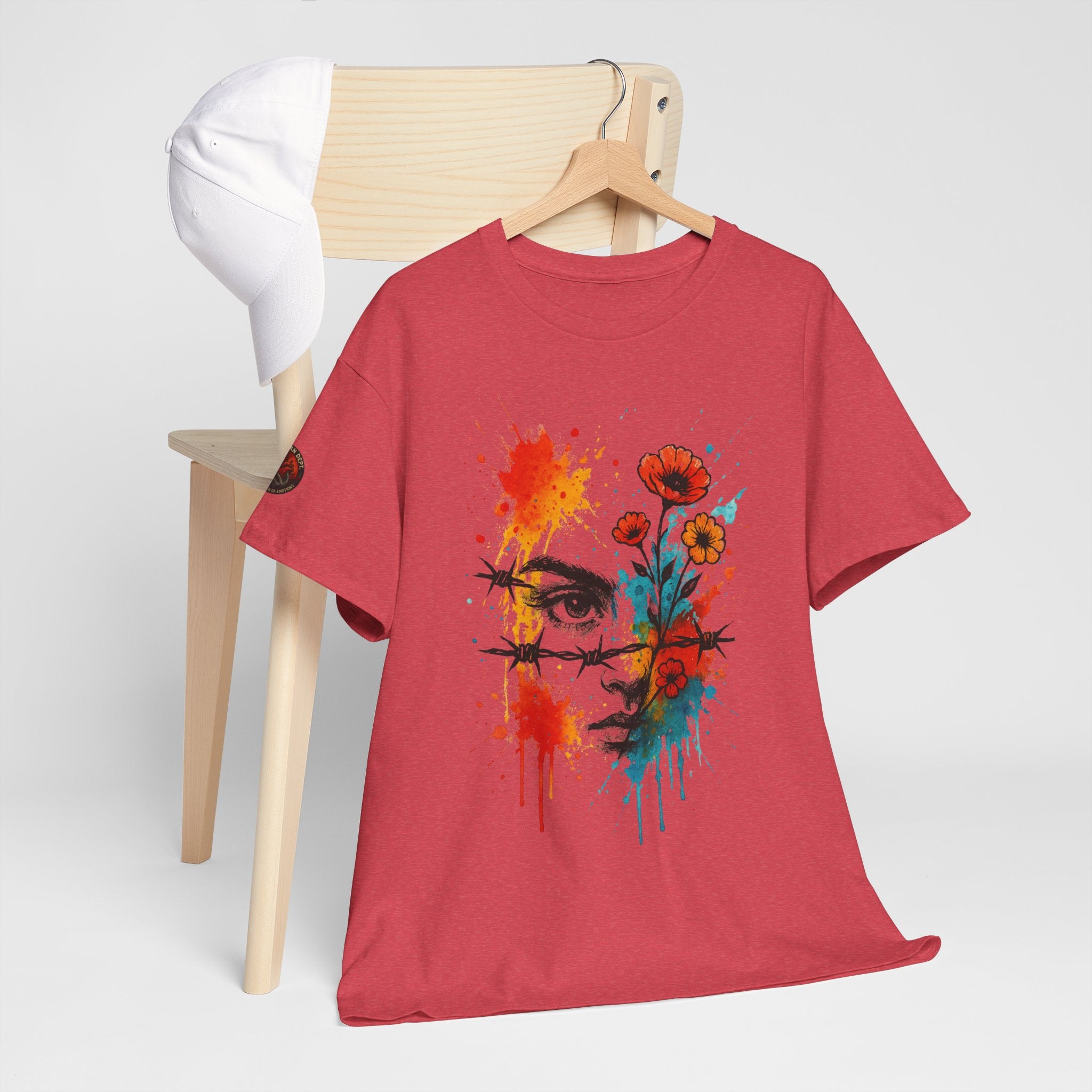 Colorful Caged Soul Unisex Heavy Cotton Tee