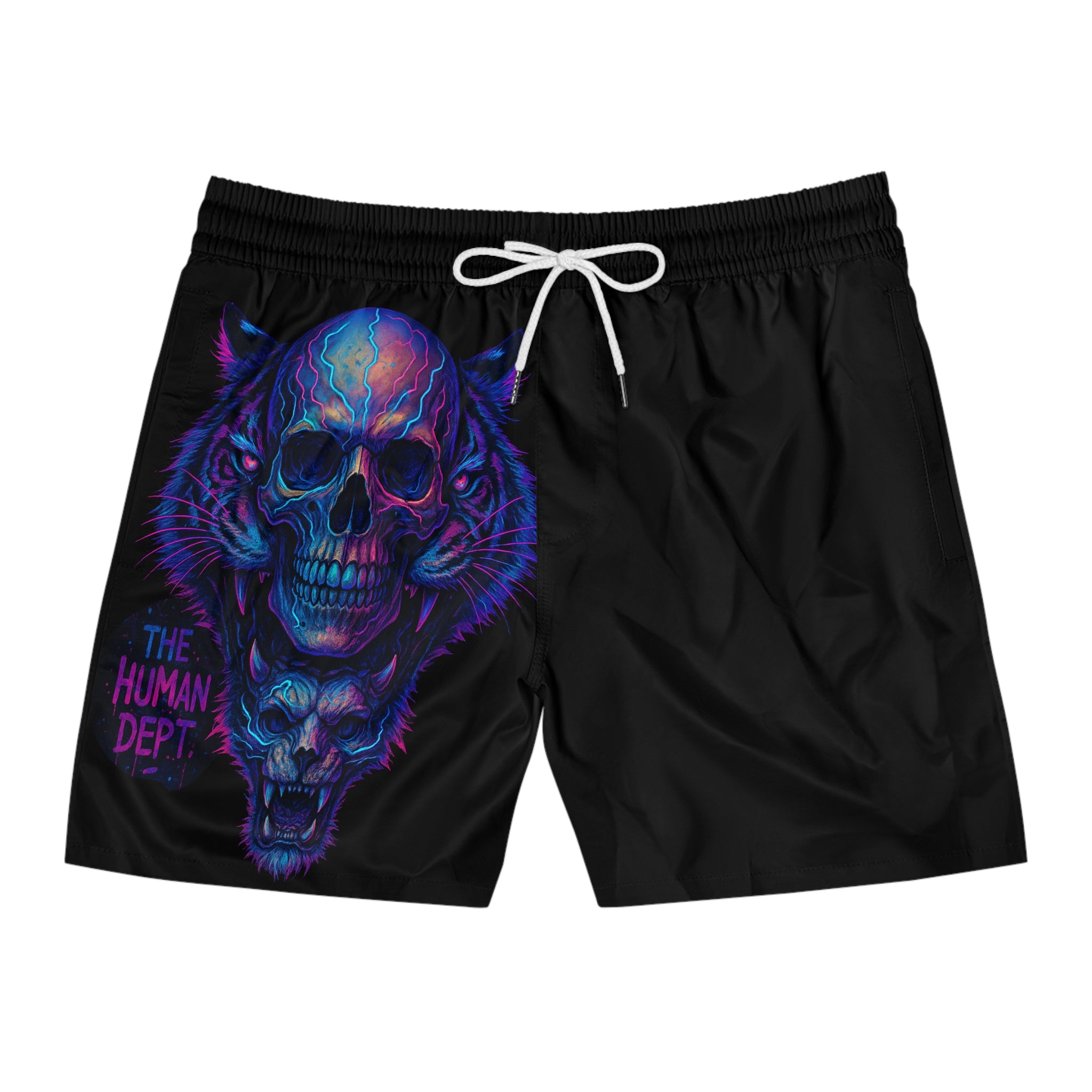 Men's Mid-Length Rebel Swim Shorts (AOP)
