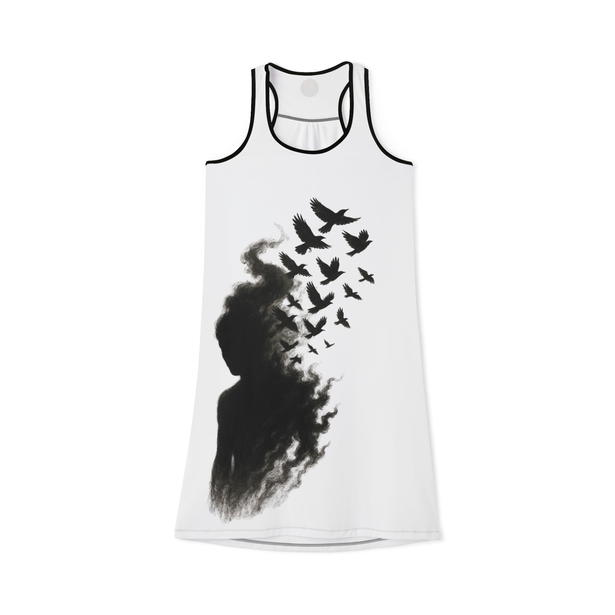 Women's Racerback Dress  Shadow of the Raven(AOP)