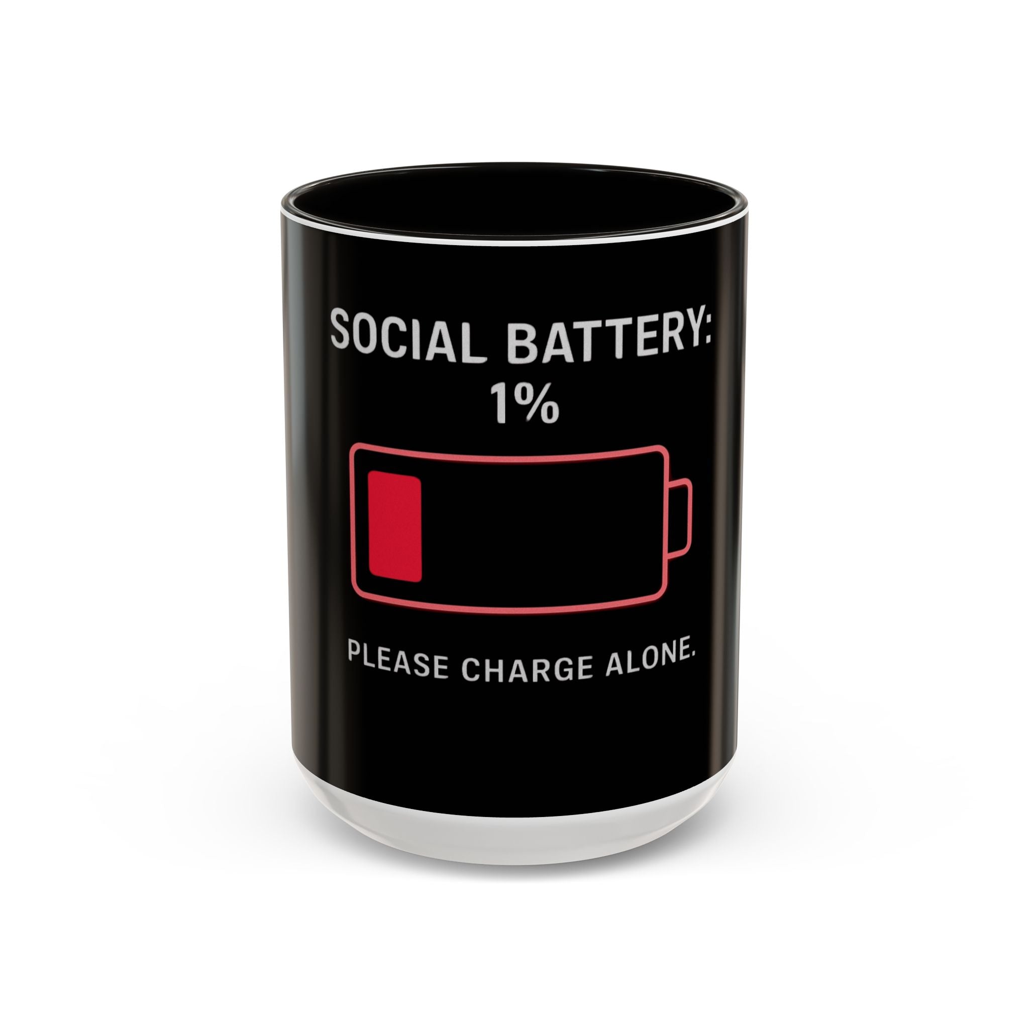 Social Battery Mug (11oz, 15oz)