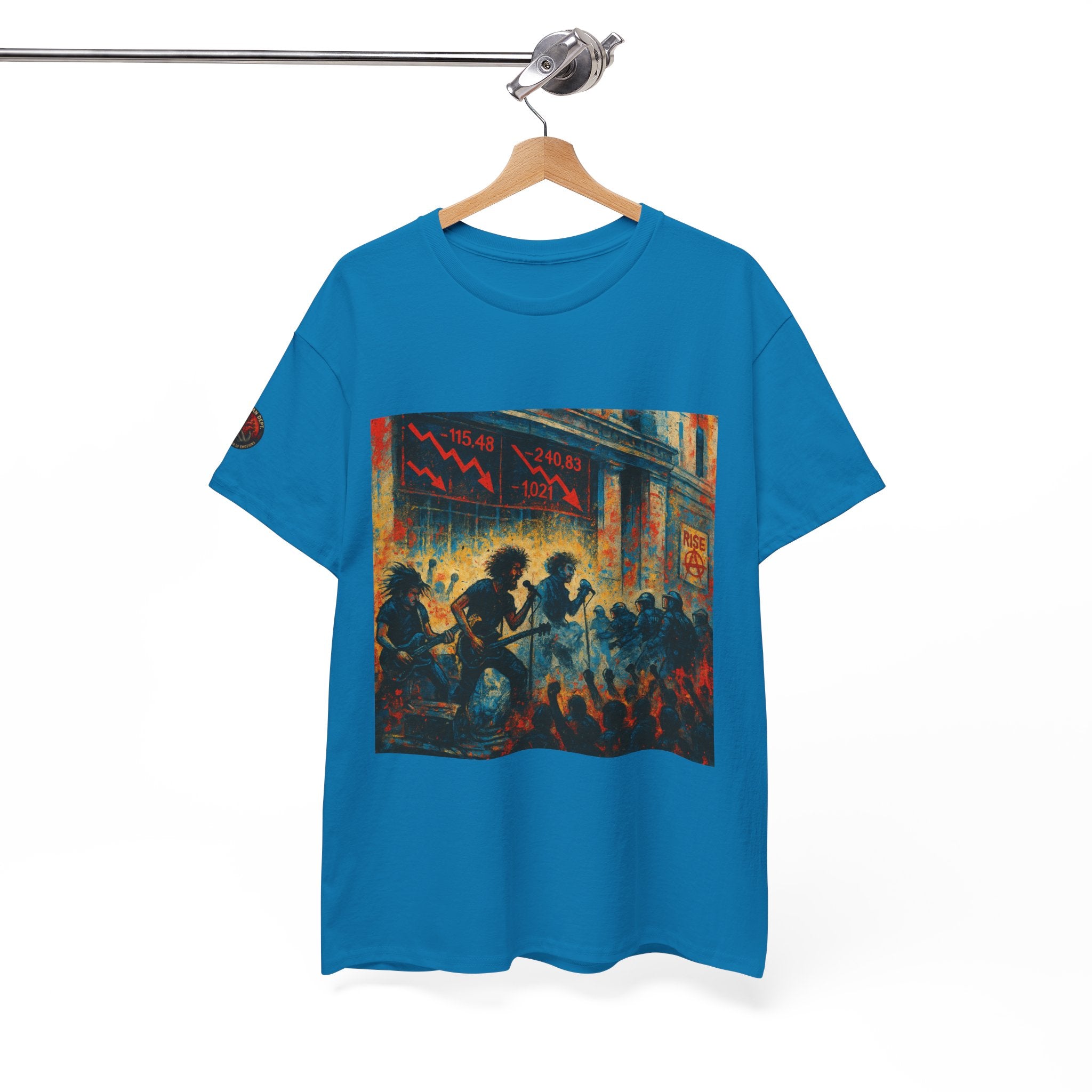 Unisex Heavy Cotton Tee/ Rock for the Downfall