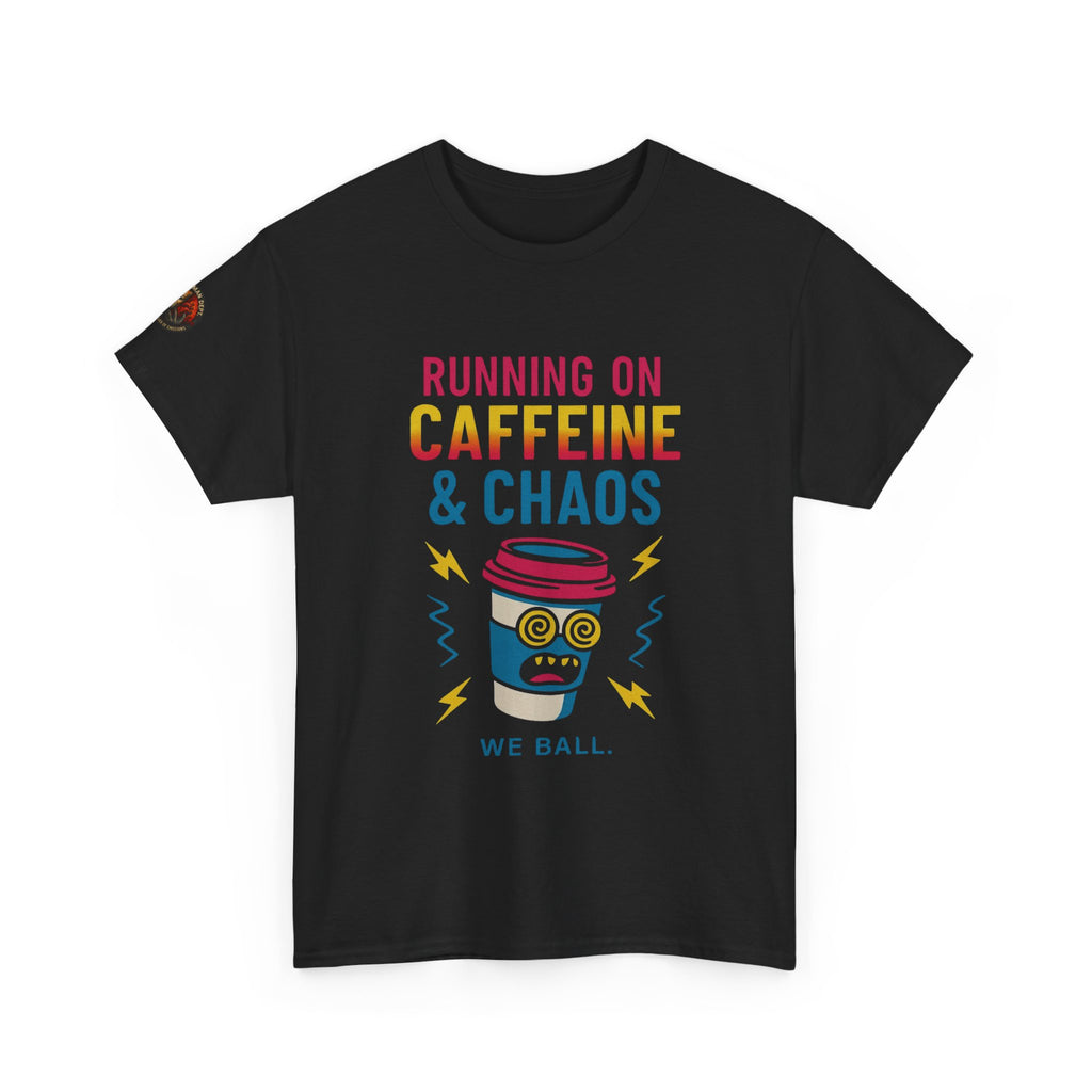 Unisex Heavy Cotton Tee/ Caffeine & Chaos
