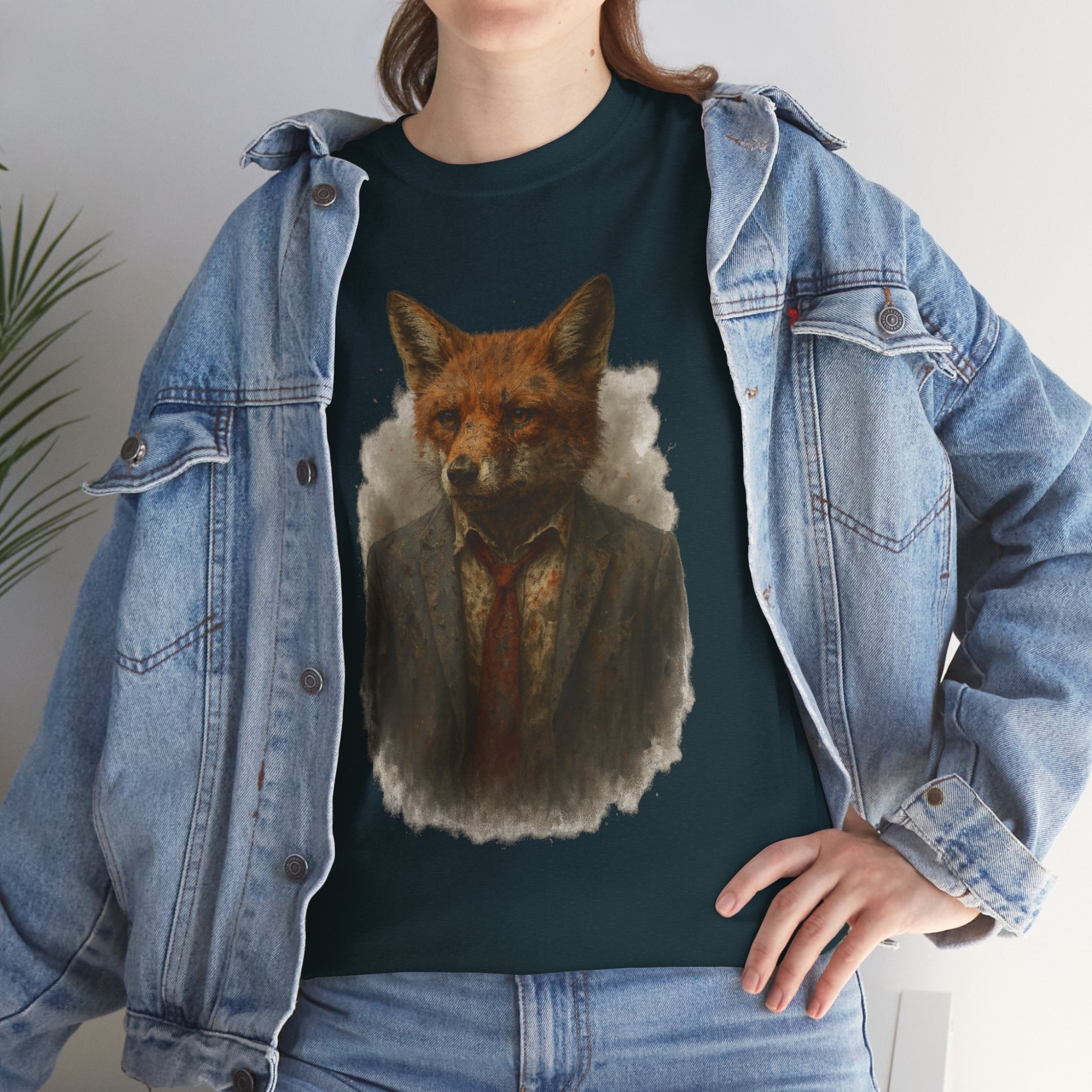 Ravaged Fox Unisex Heavy Cotton Tee