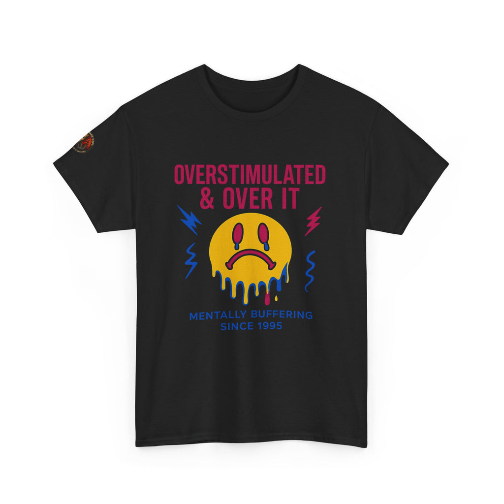 Unisex Heavy Cotton Tee/ Over Stimulated