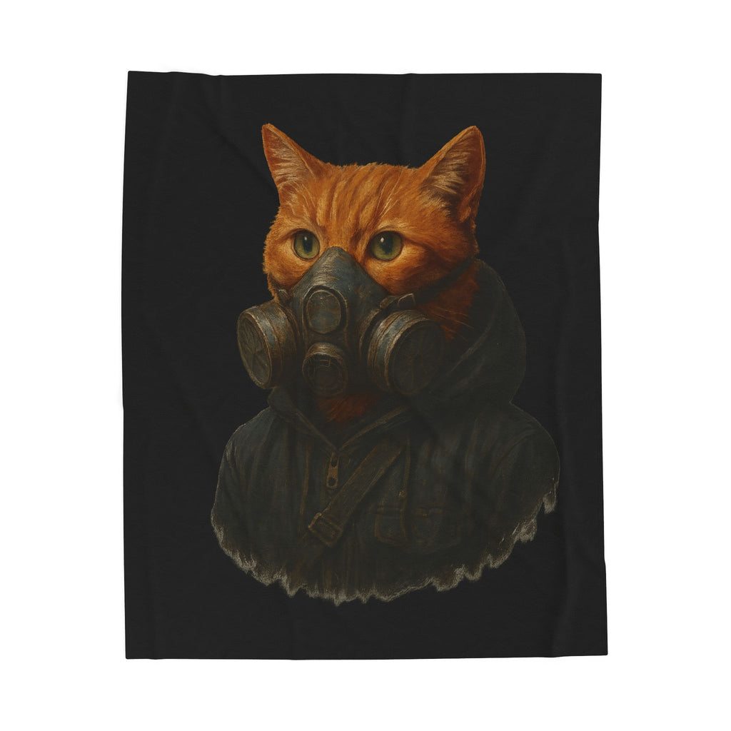 Rebel Kitty Plush Blanket