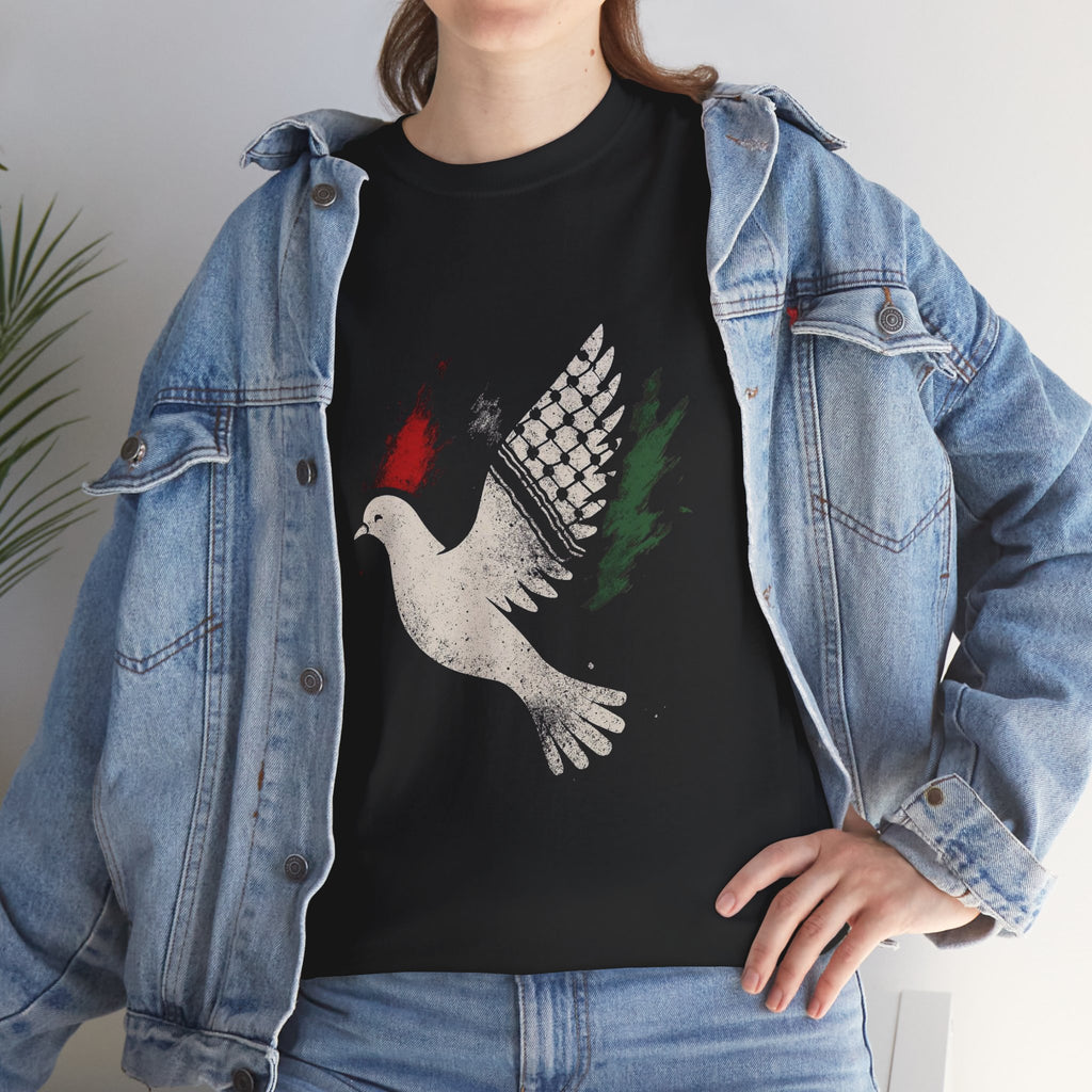 Artistic Unisex Heavy Cotton Tee - FP Dove Design