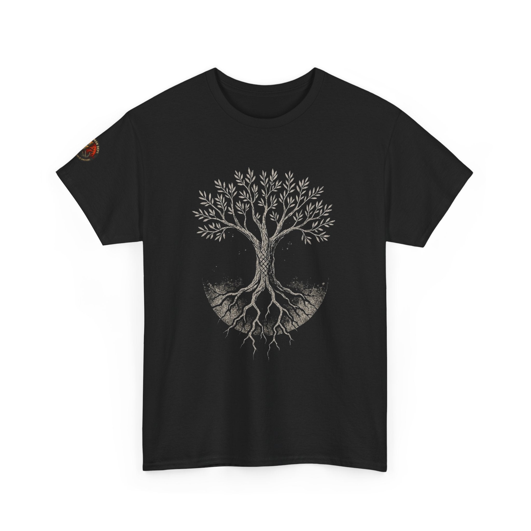 Nature Roots olive tree Unisex Heavy Cotton Tee - Comfortable And Stylish Graphic Shirt