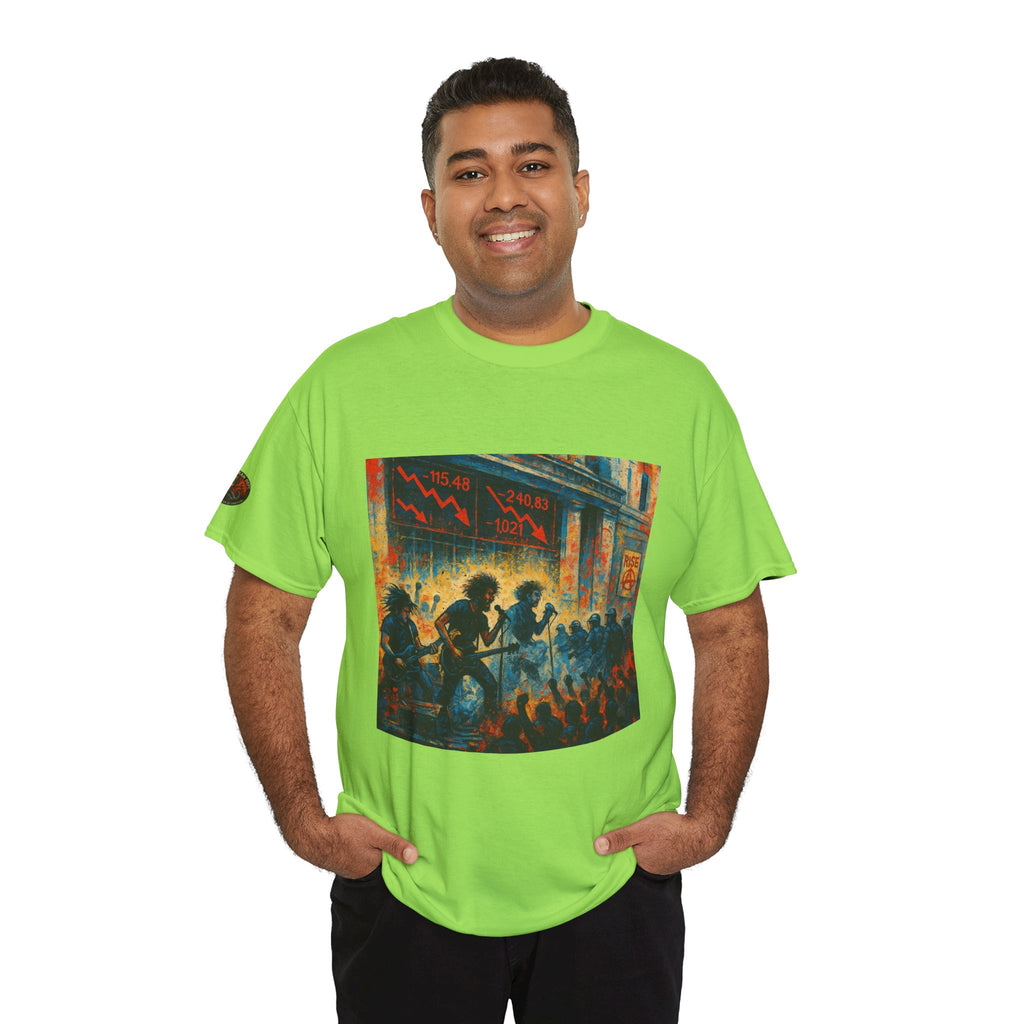 Unisex Heavy Cotton Tee/ Rock for the Downfall