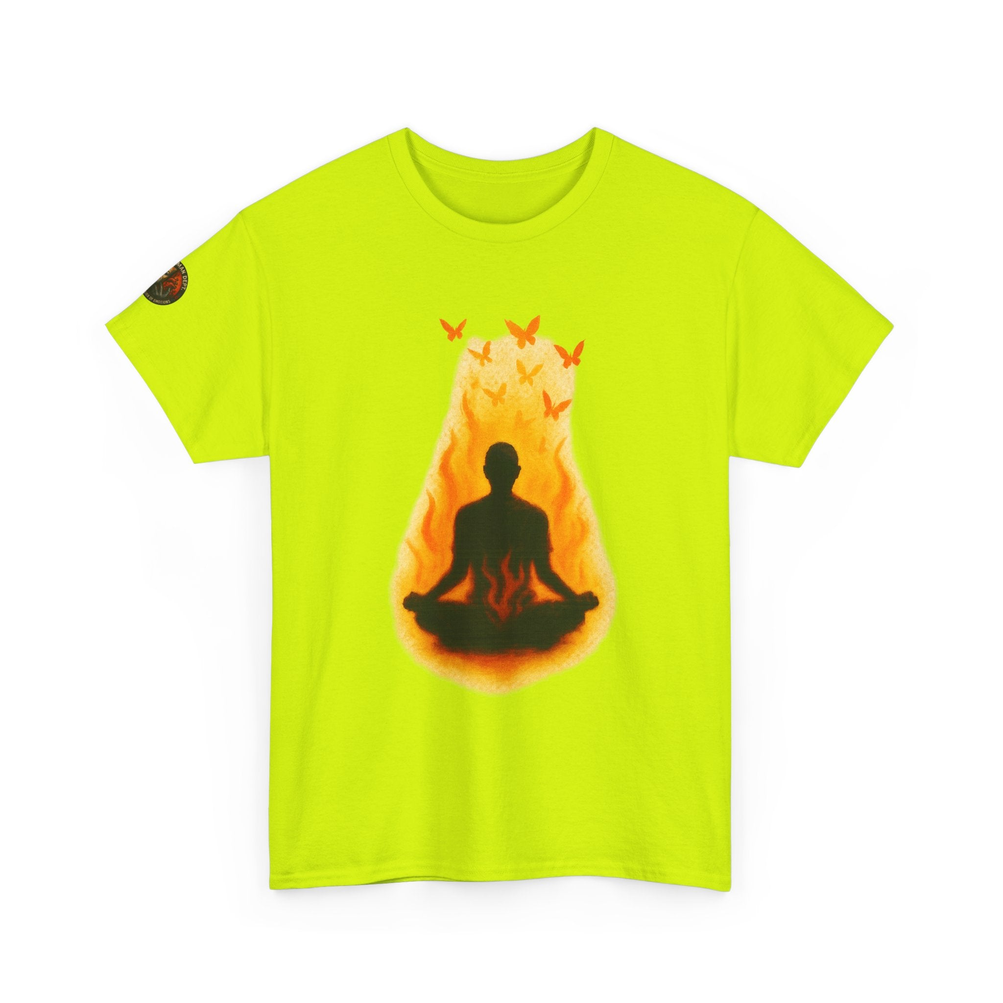 Unisex Heavy Cotton Tee/ Burning Peace