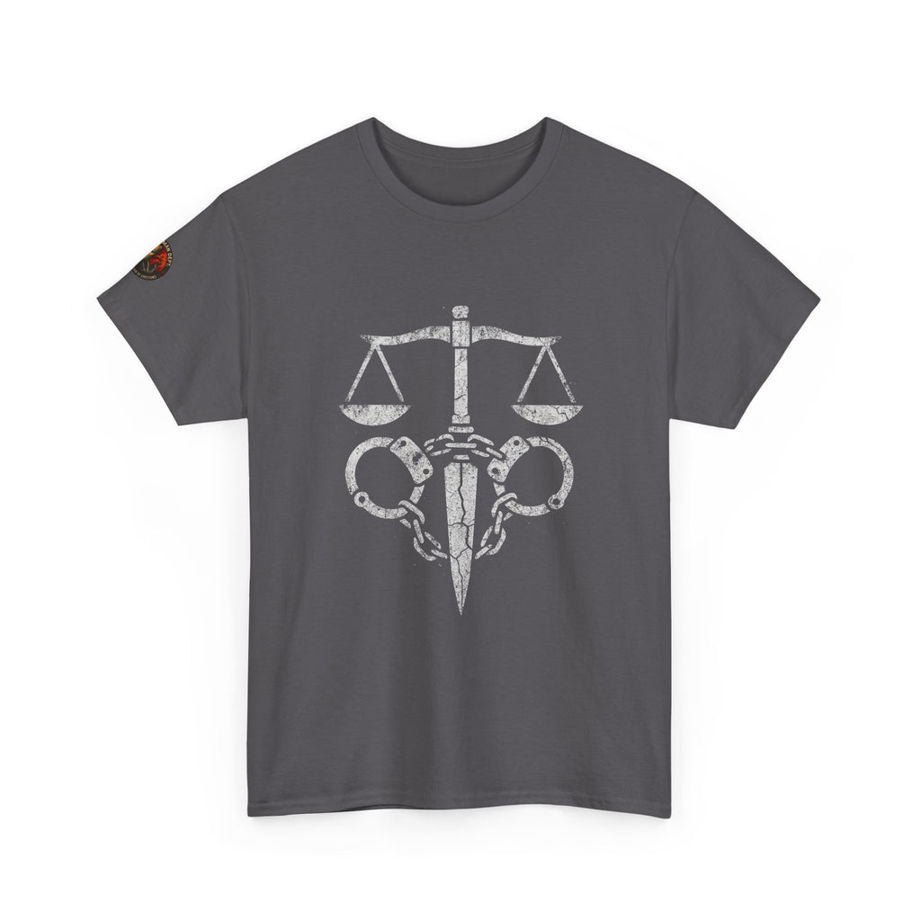 Justice Scales Graphic Tee for Advocates & Activists