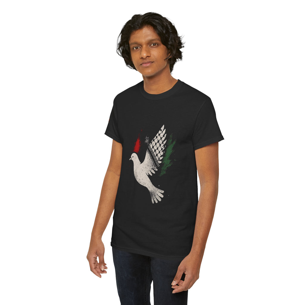 Artistic Unisex Heavy Cotton Tee - FP Dove Design